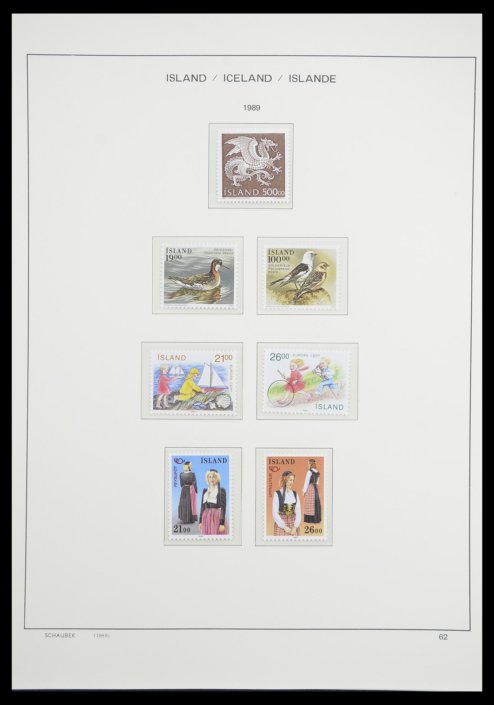 33237 074 - Postzegelverzameling 33237 IJsland 1876-1996.