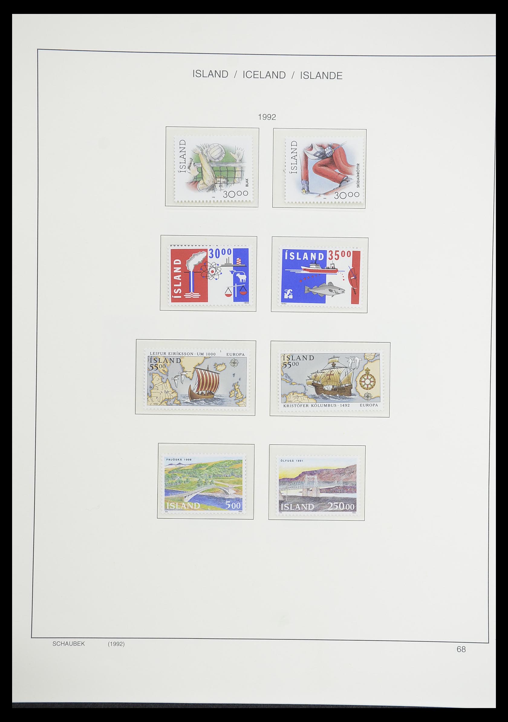 33237 083 - Stamp collection 33237 Iceland 1876-1996.