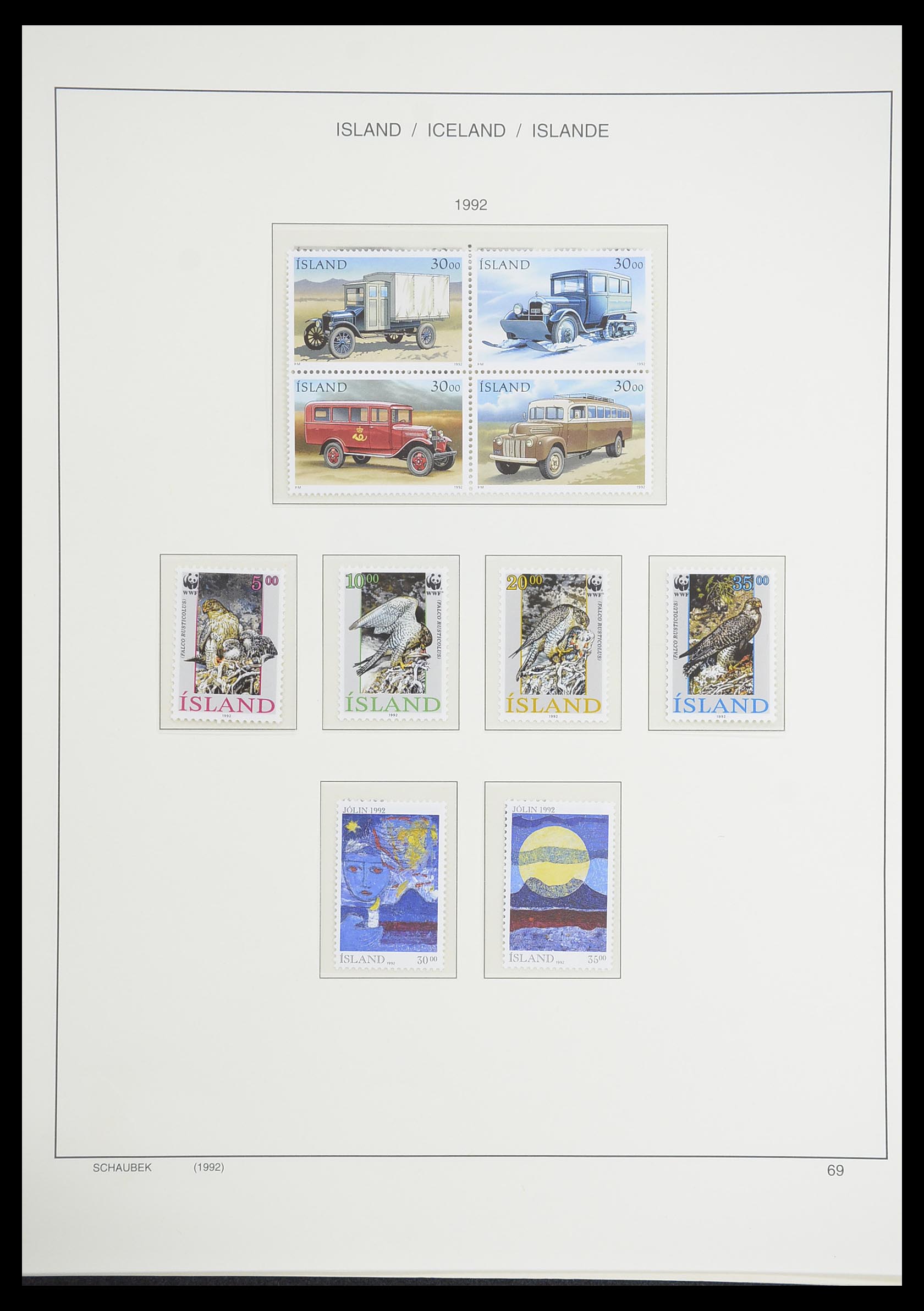 33237 084 - Postzegelverzameling 33237 IJsland 1876-1996.