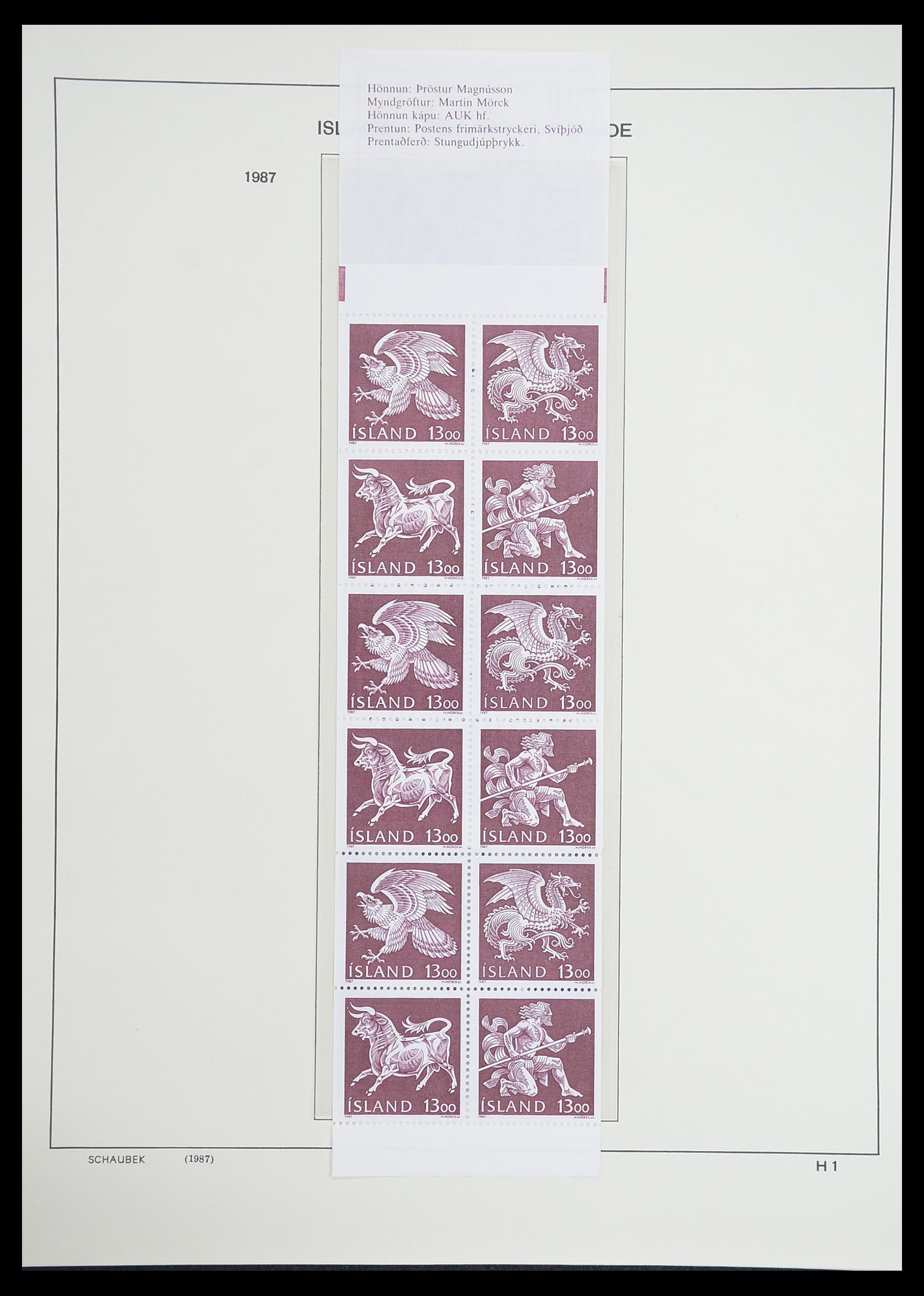 33237 089 - Postzegelverzameling 33237 IJsland 1876-1996.