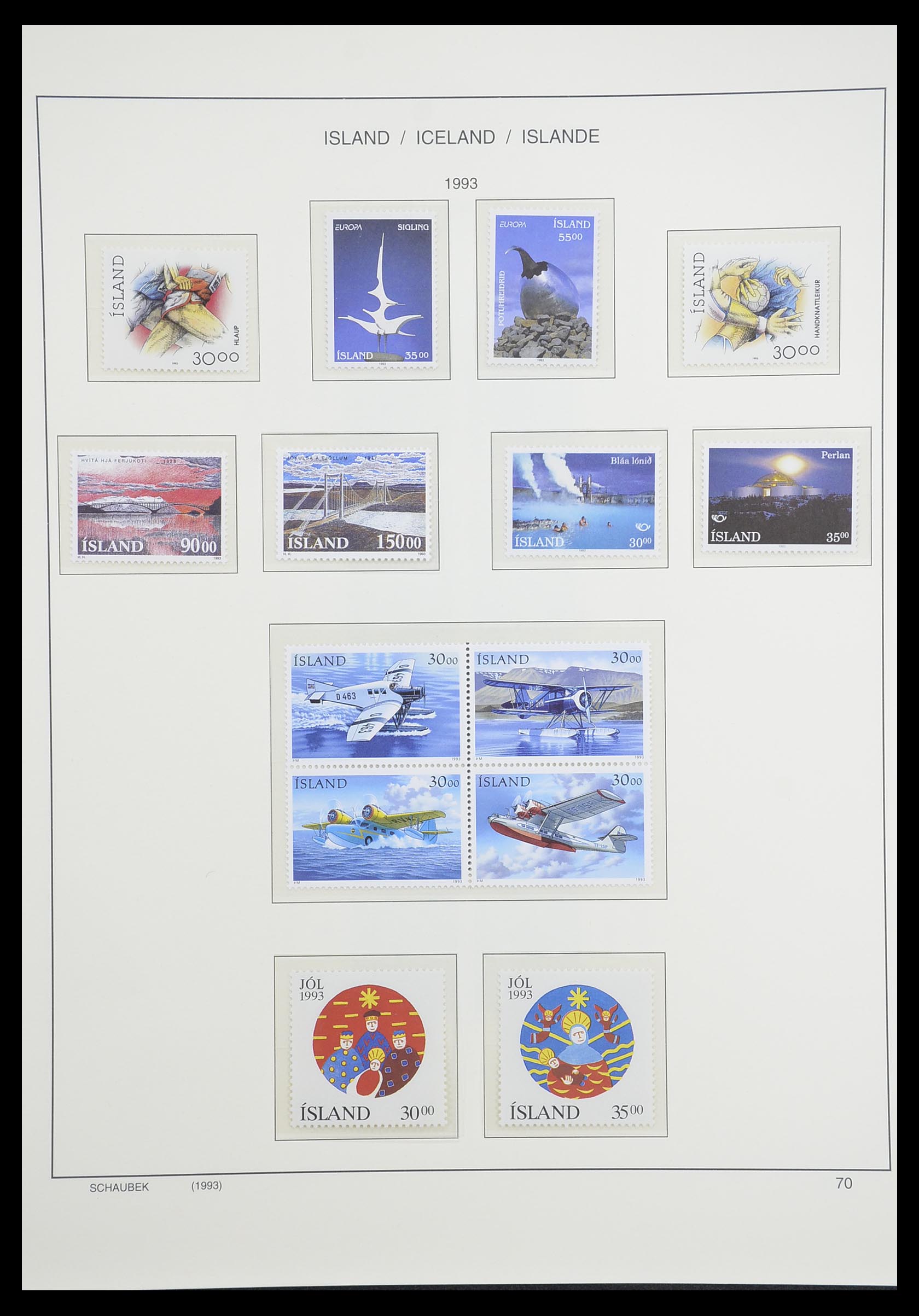 33237 094 - Postzegelverzameling 33237 IJsland 1876-1996.