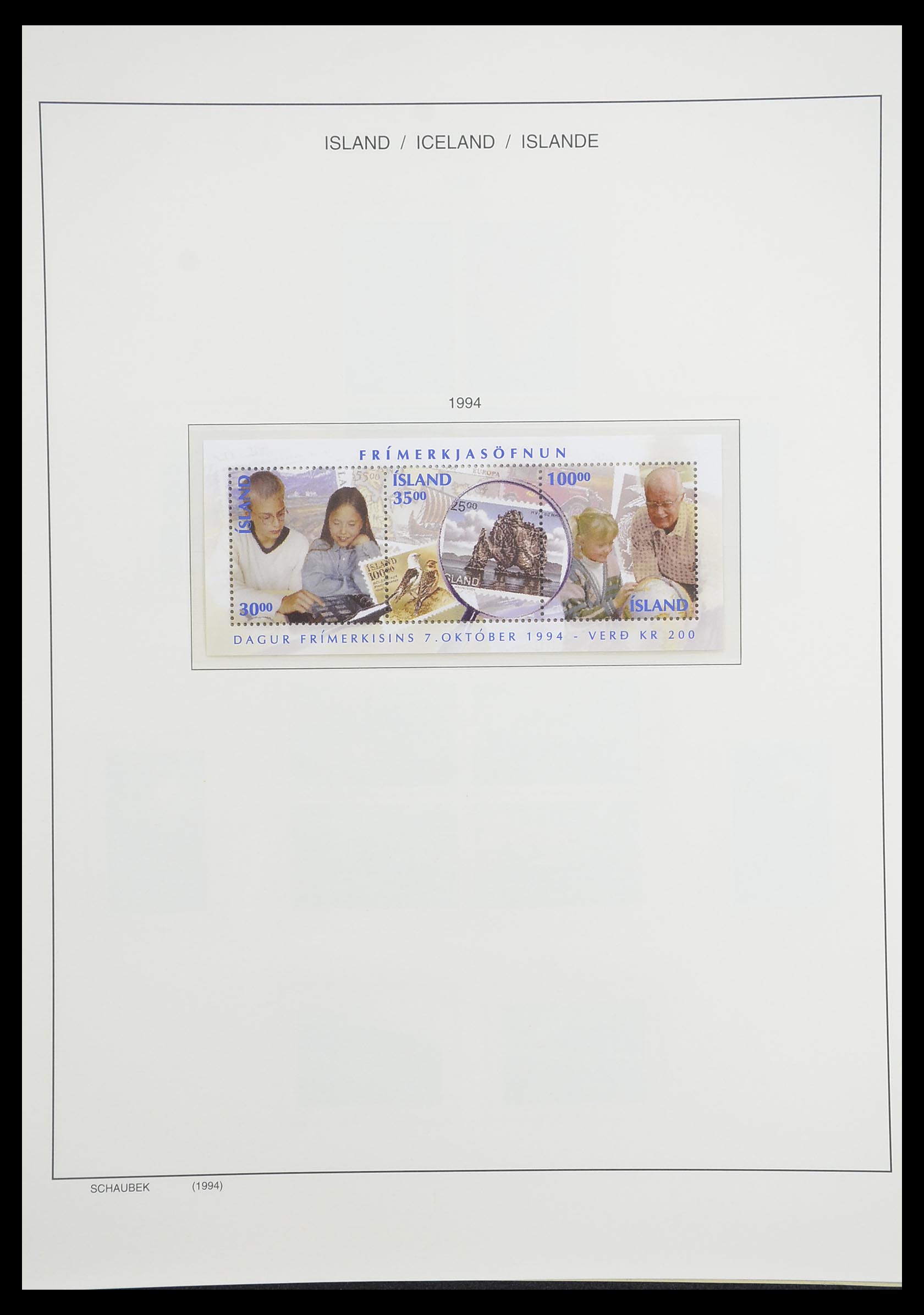 33237 101 - Postzegelverzameling 33237 IJsland 1876-1996.
