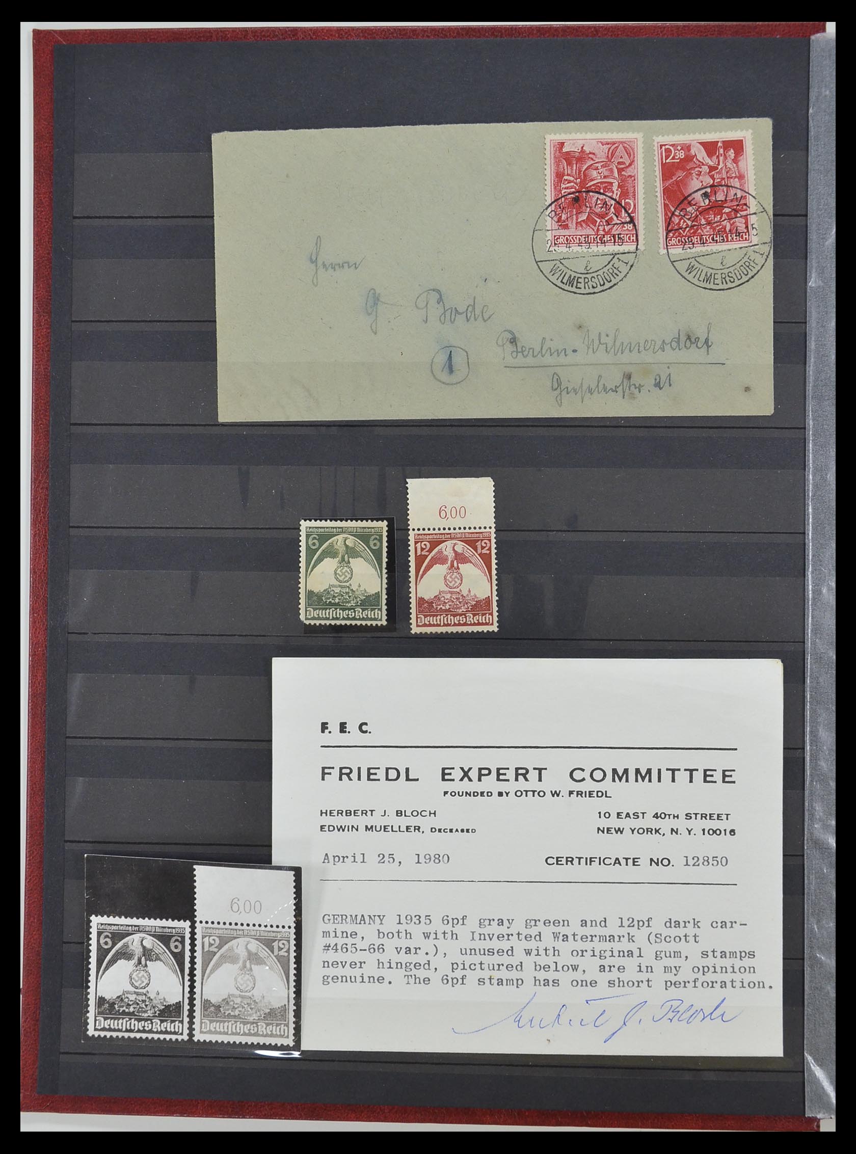 33239 002 - Postzegelverzameling 33239 Duitsland 1930-1949.