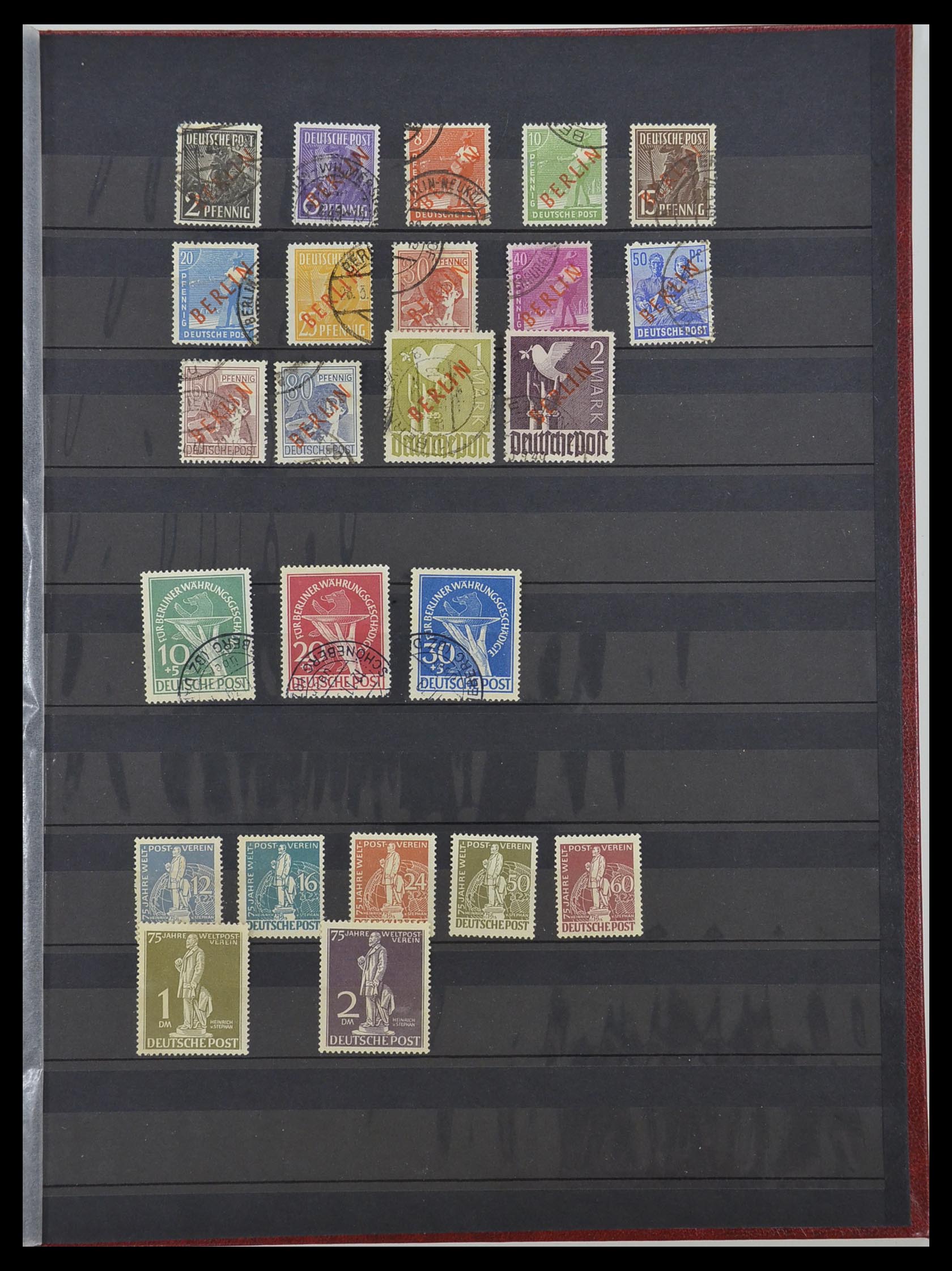 33239 003 - Postzegelverzameling 33239 Duitsland 1930-1949.