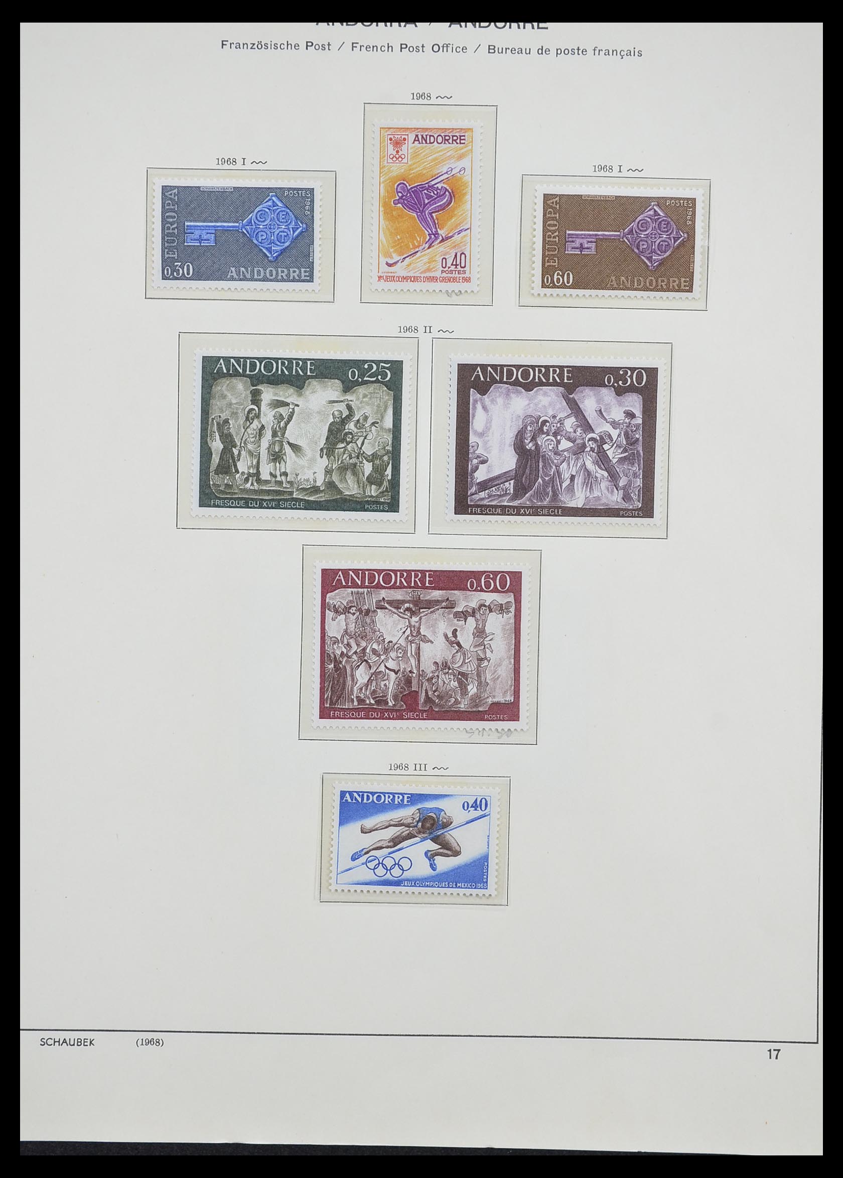33240 016 - Postzegelverzameling 33240 Andorra 1928-1996.