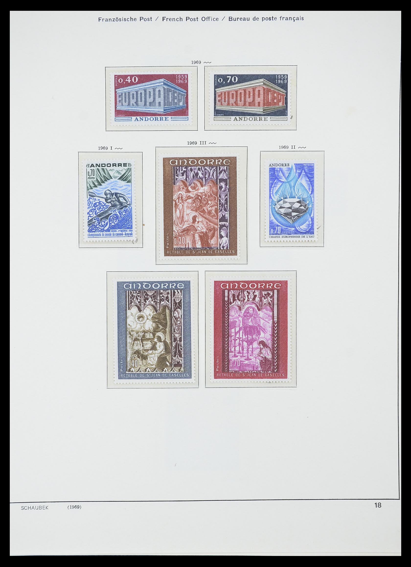 33240 017 - Stamp collection 33240 Andorra 1928-1996.