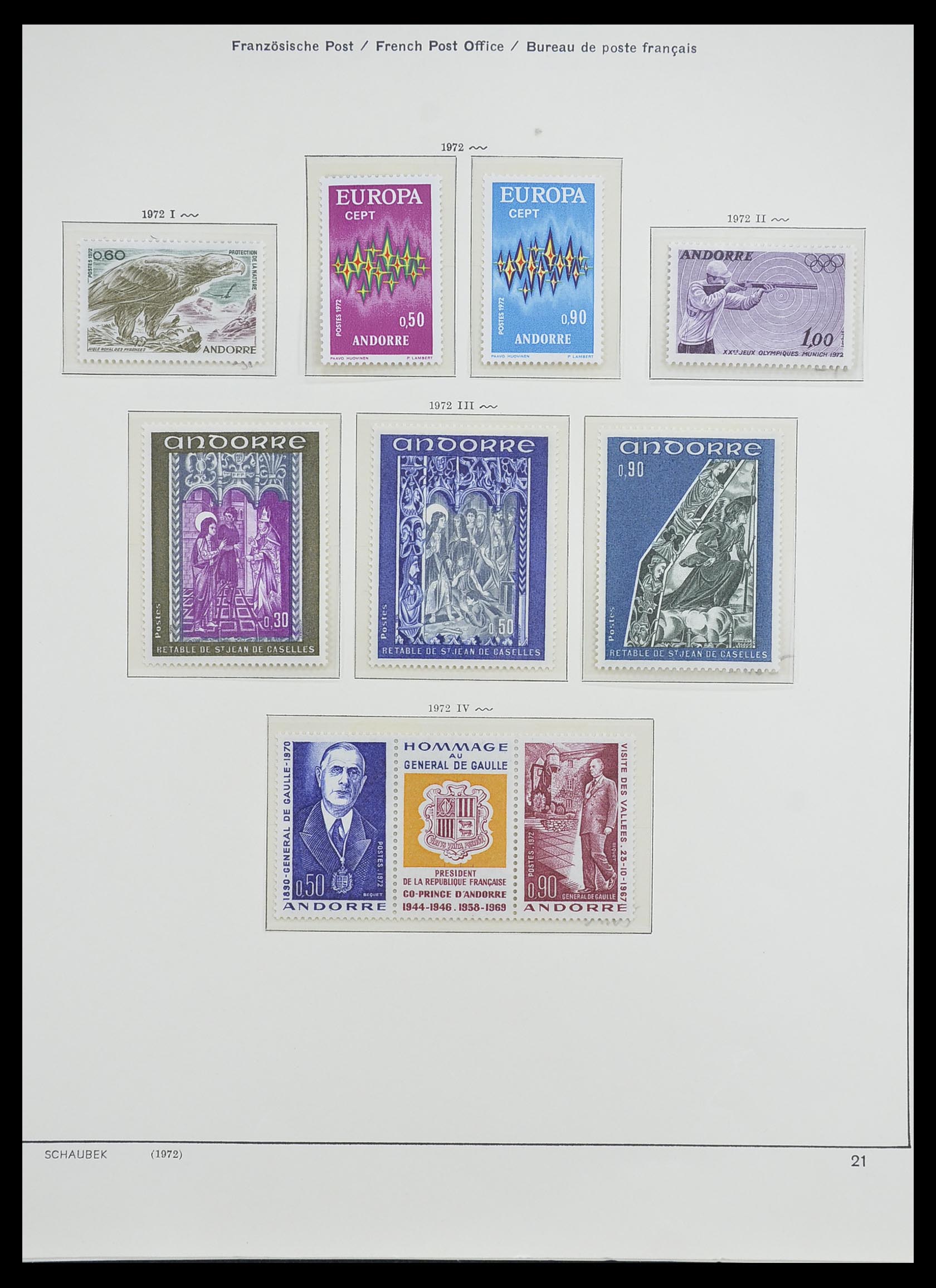 33240 020 - Postzegelverzameling 33240 Andorra 1928-1996.