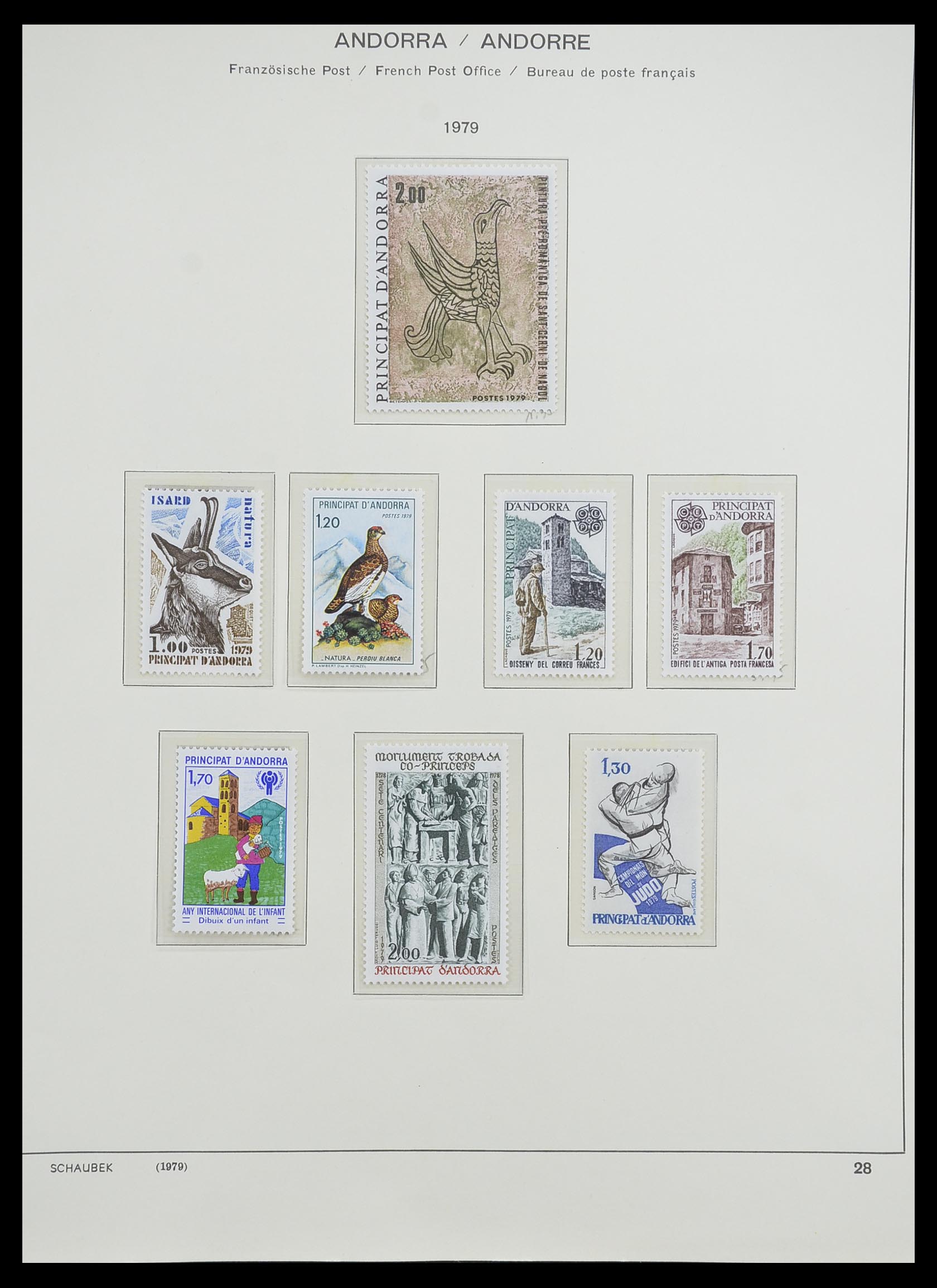 33240 027 - Stamp collection 33240 Andorra 1928-1996.