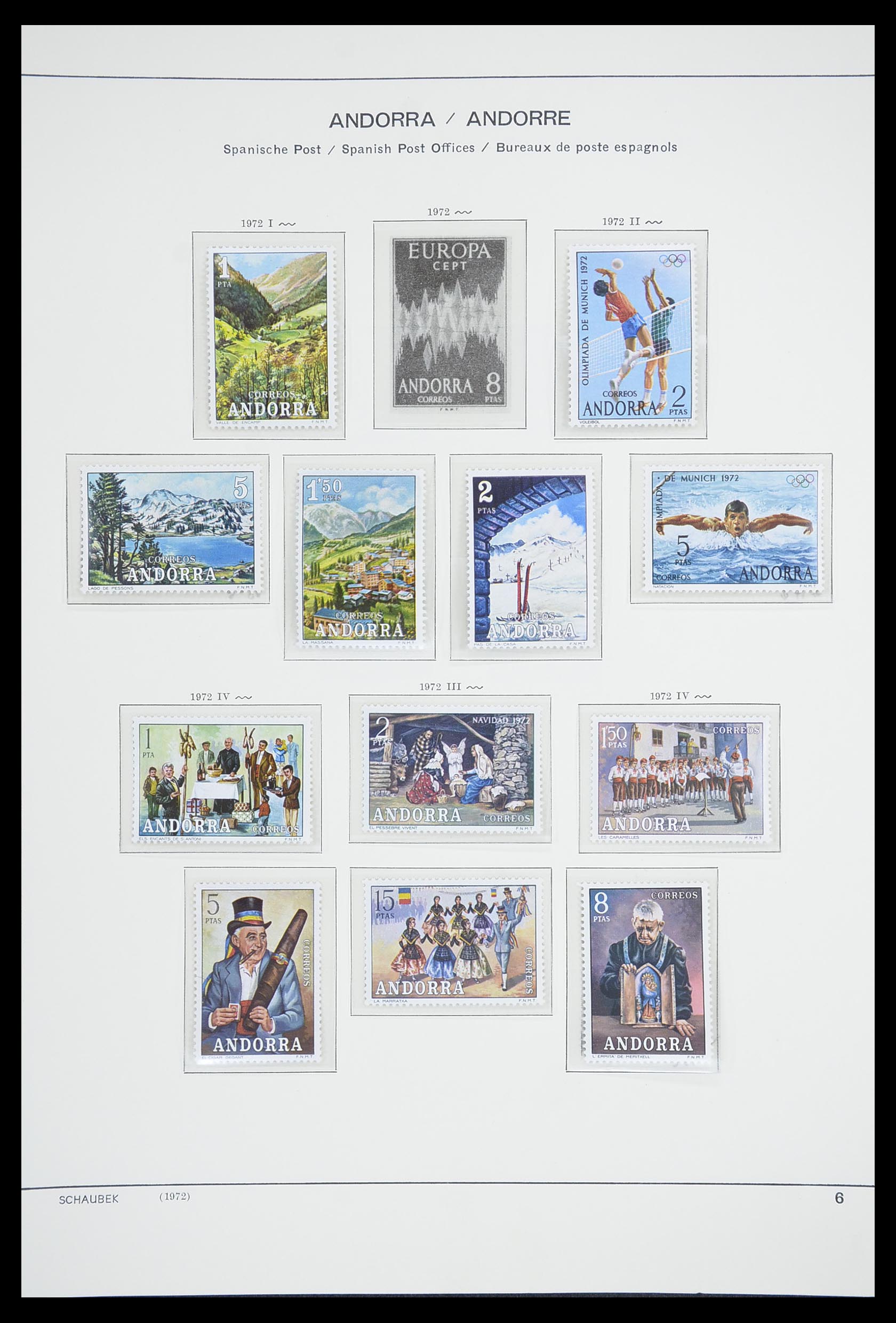 33240 050 - Stamp collection 33240 Andorra 1928-1996.