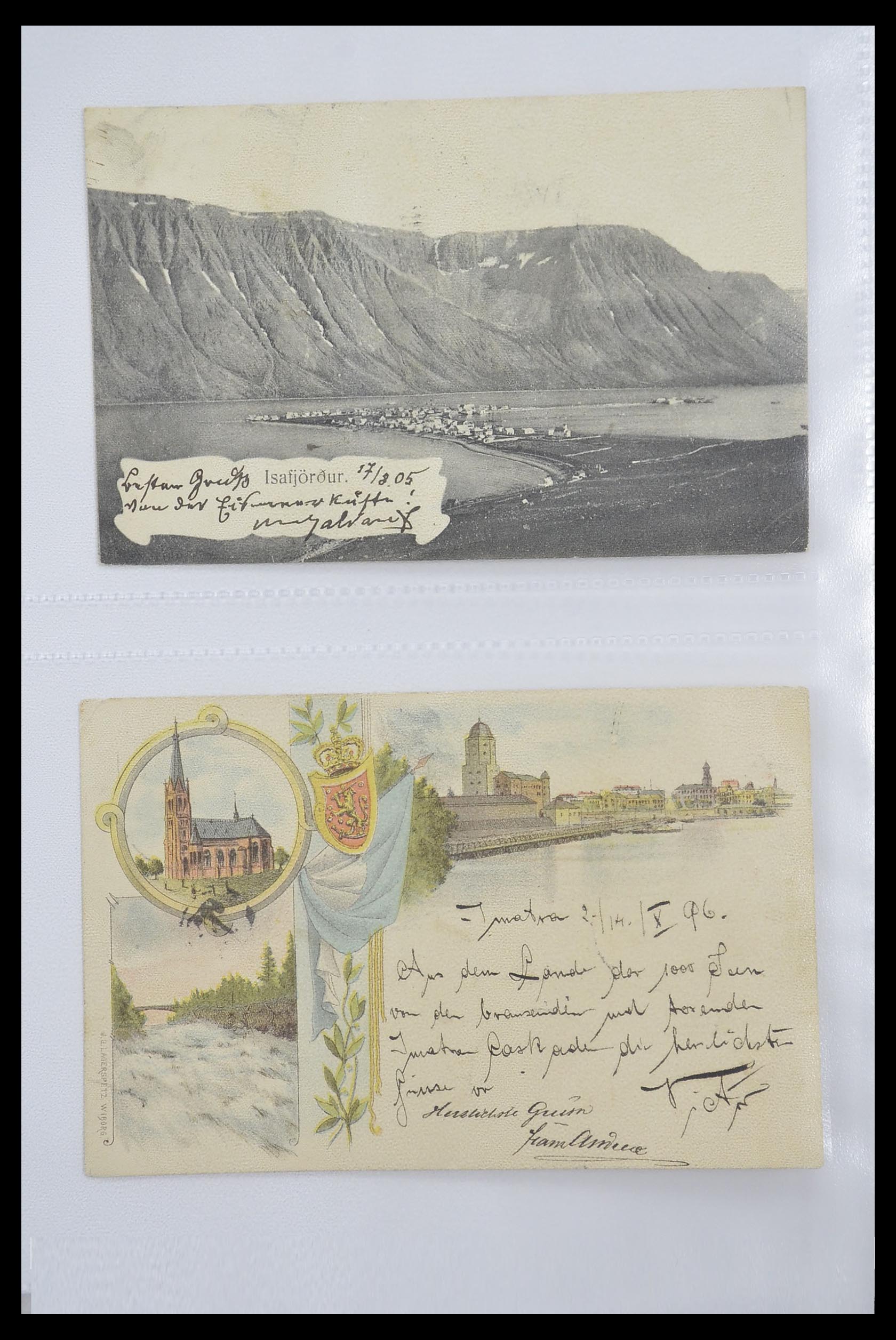 33241 004 - Postzegelverzameling 33241 Scandinavië brieven 1860-1930.
