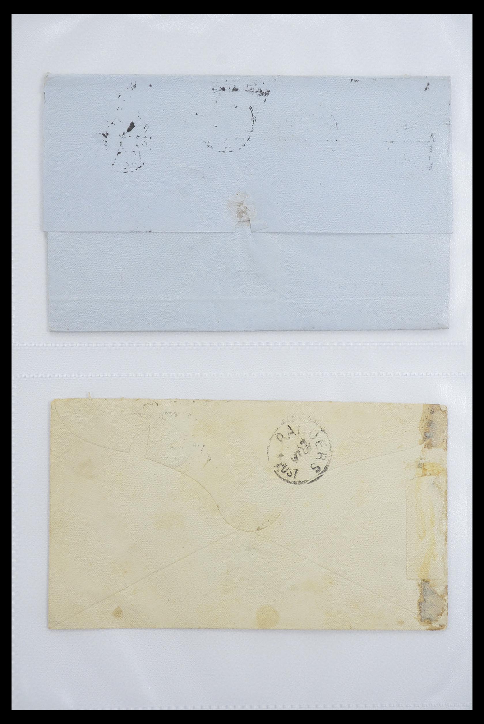 33241 018 - Postzegelverzameling 33241 Scandinavië brieven 1860-1930.