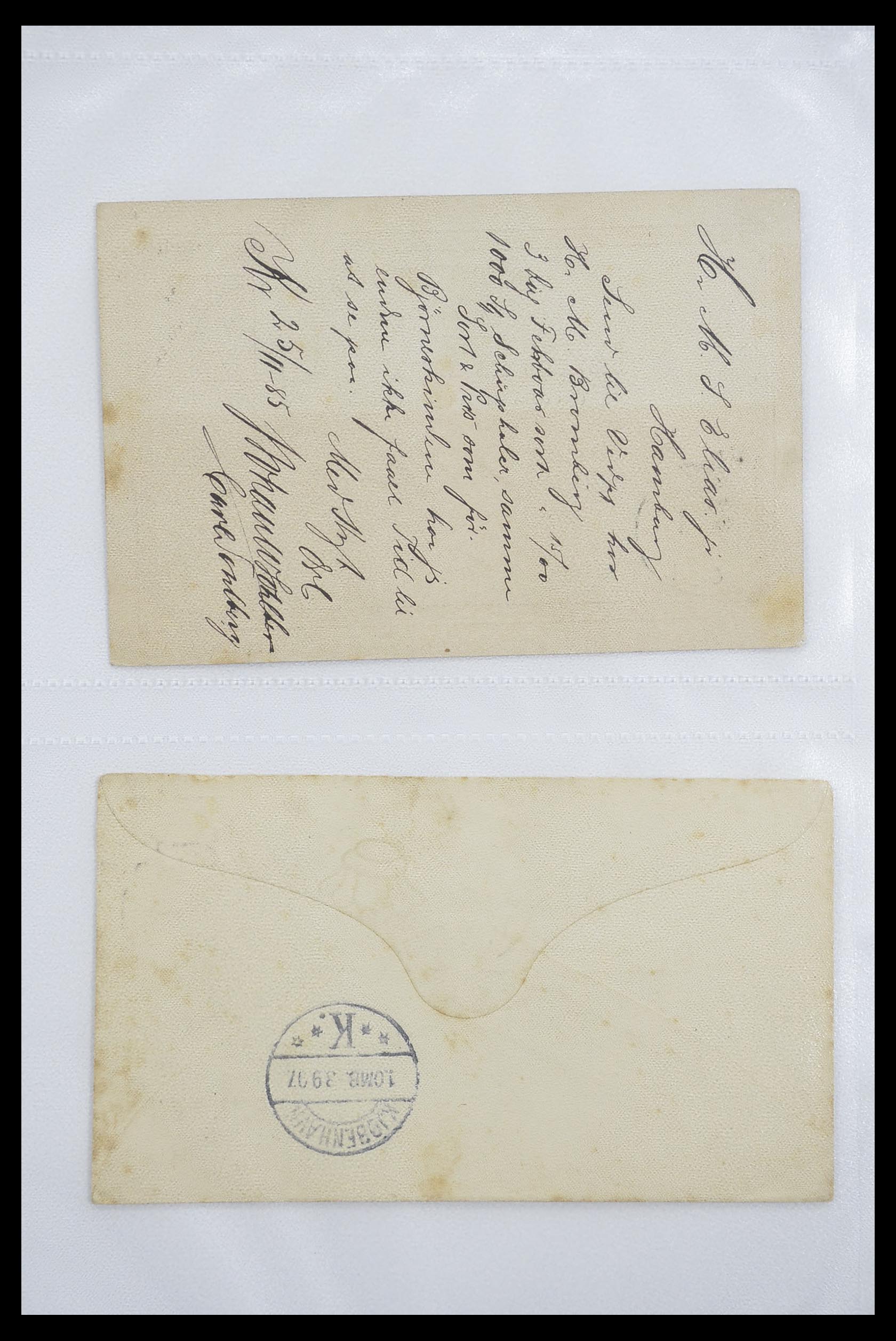 33241 020 - Postzegelverzameling 33241 Scandinavië brieven 1860-1930.