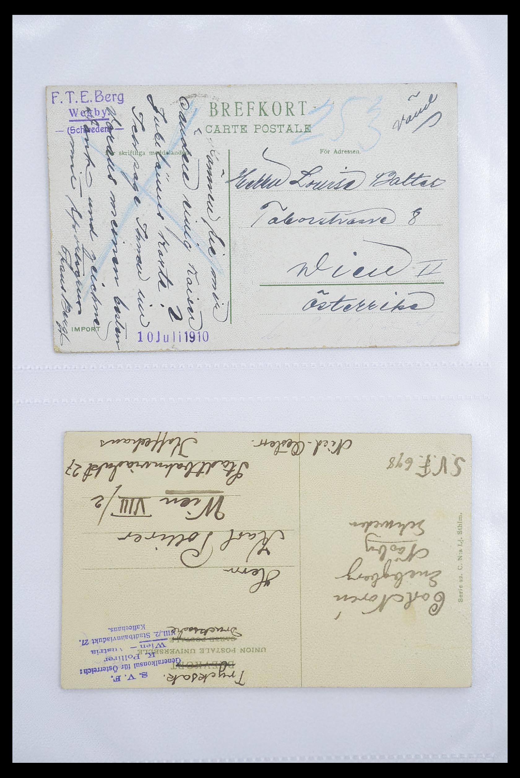 33241 024 - Stamp collection 33241 Scandinavia covers 1860-1930.