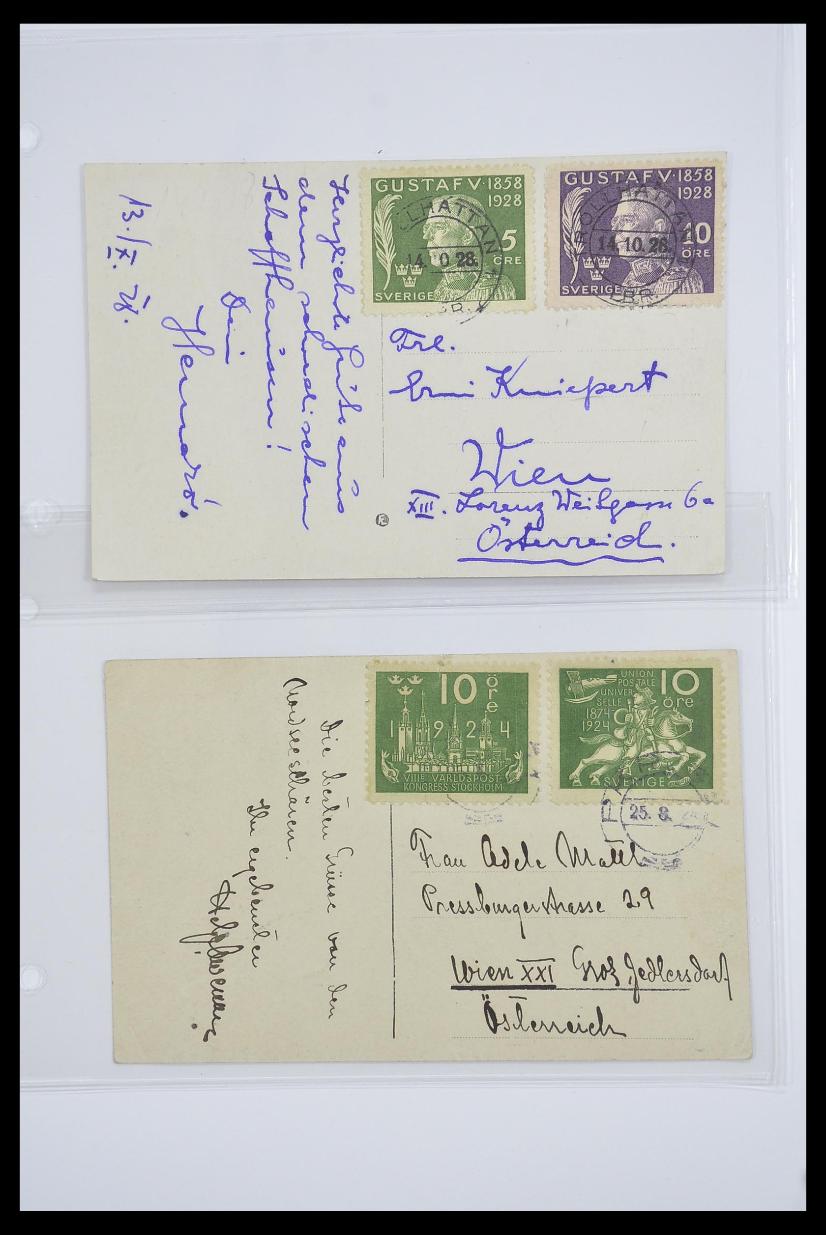 33241 033 - Stamp collection 33241 Scandinavia covers 1860-1930.