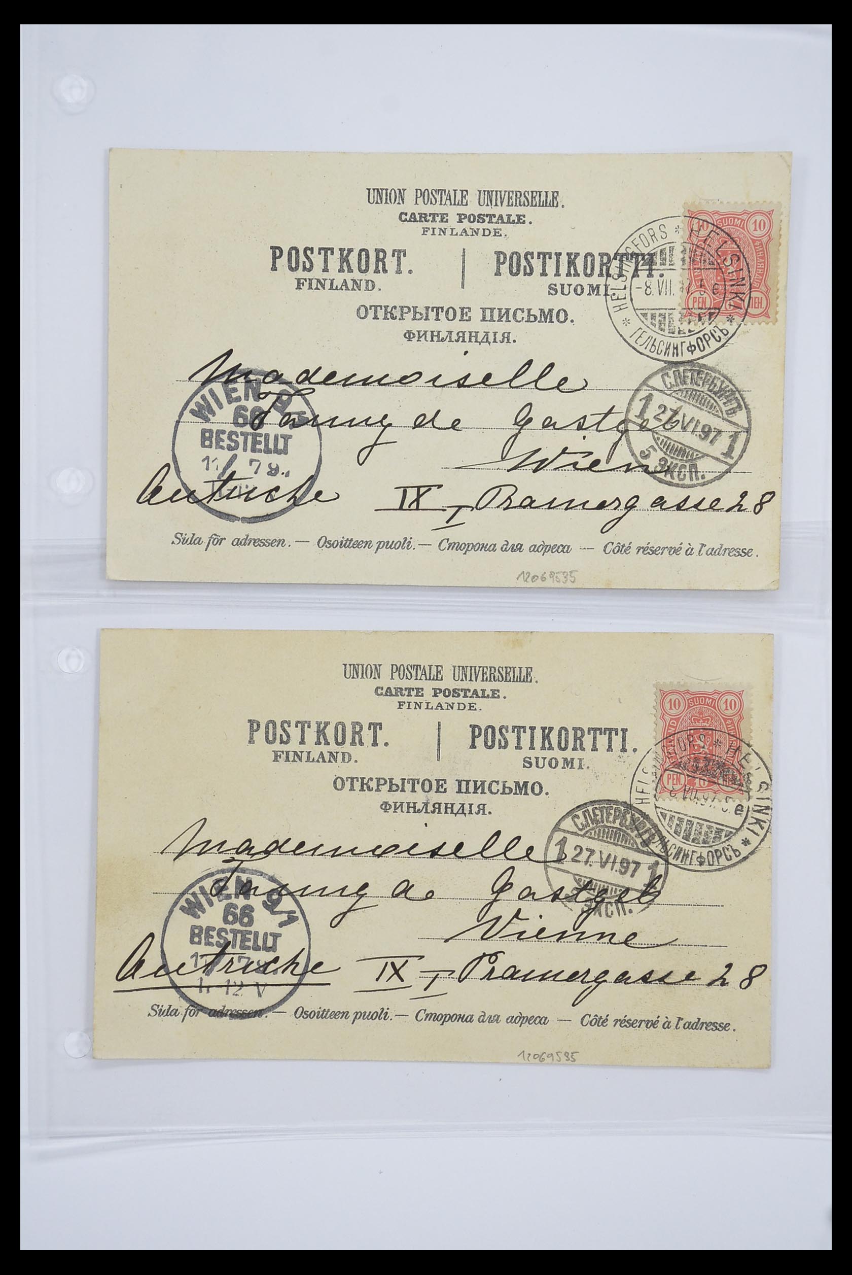 33241 041 - Stamp collection 33241 Scandinavia covers 1860-1930.