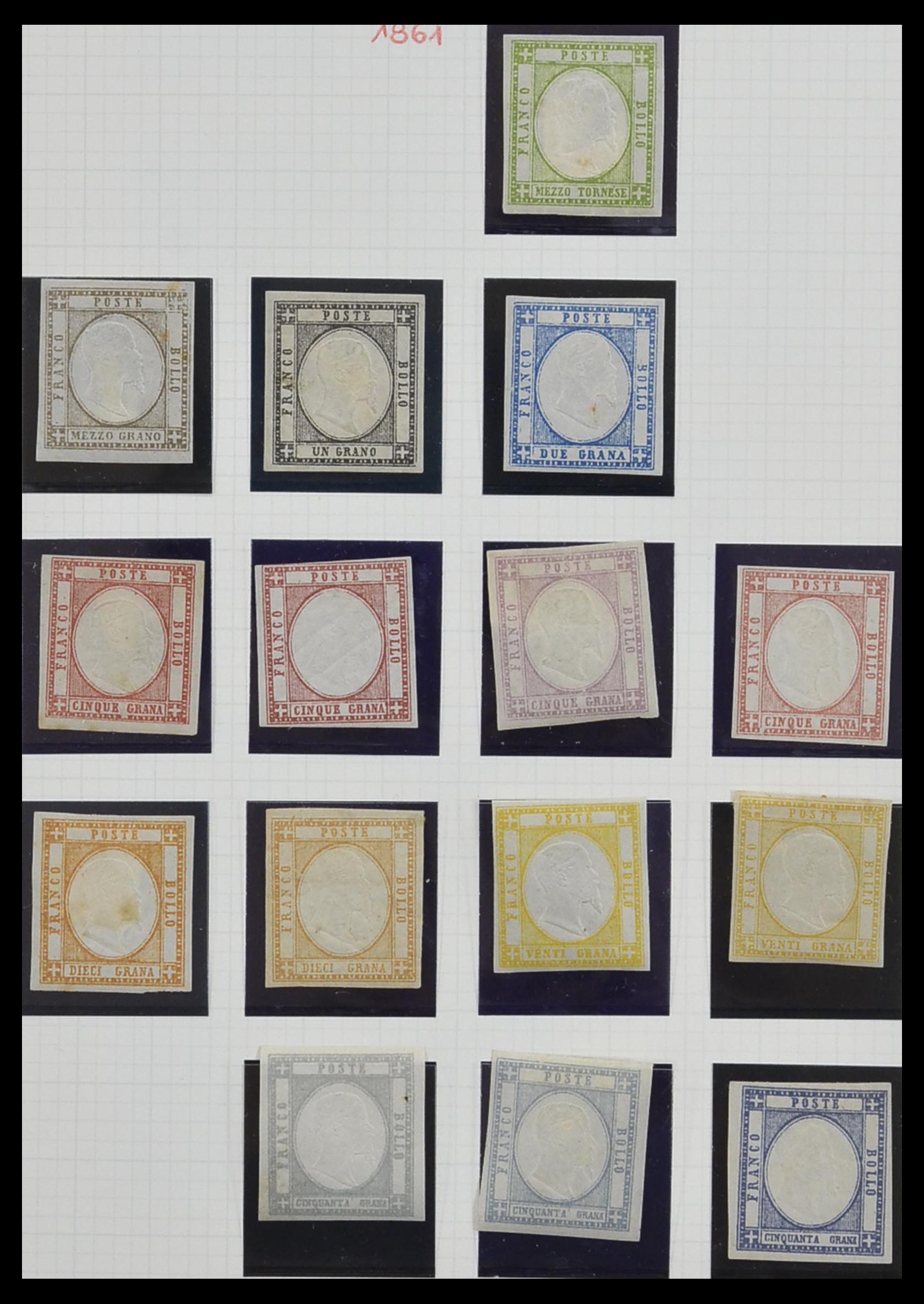33242 001 - Postzegelverzameling 33242 Italië 1861-1944 compleet.
