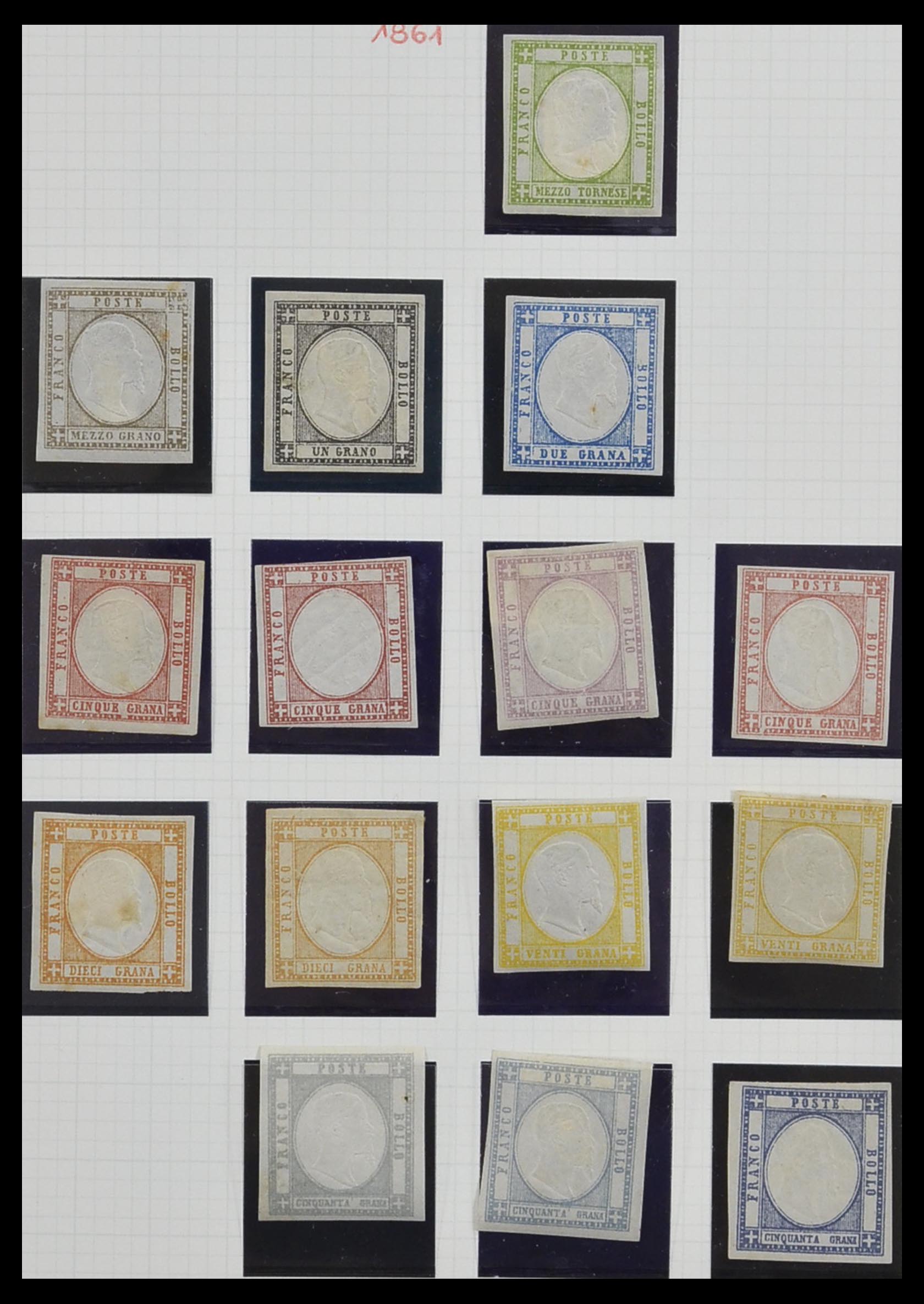33242 001 - Postzegelverzameling 33242 Italië 1861-1944 compleet.