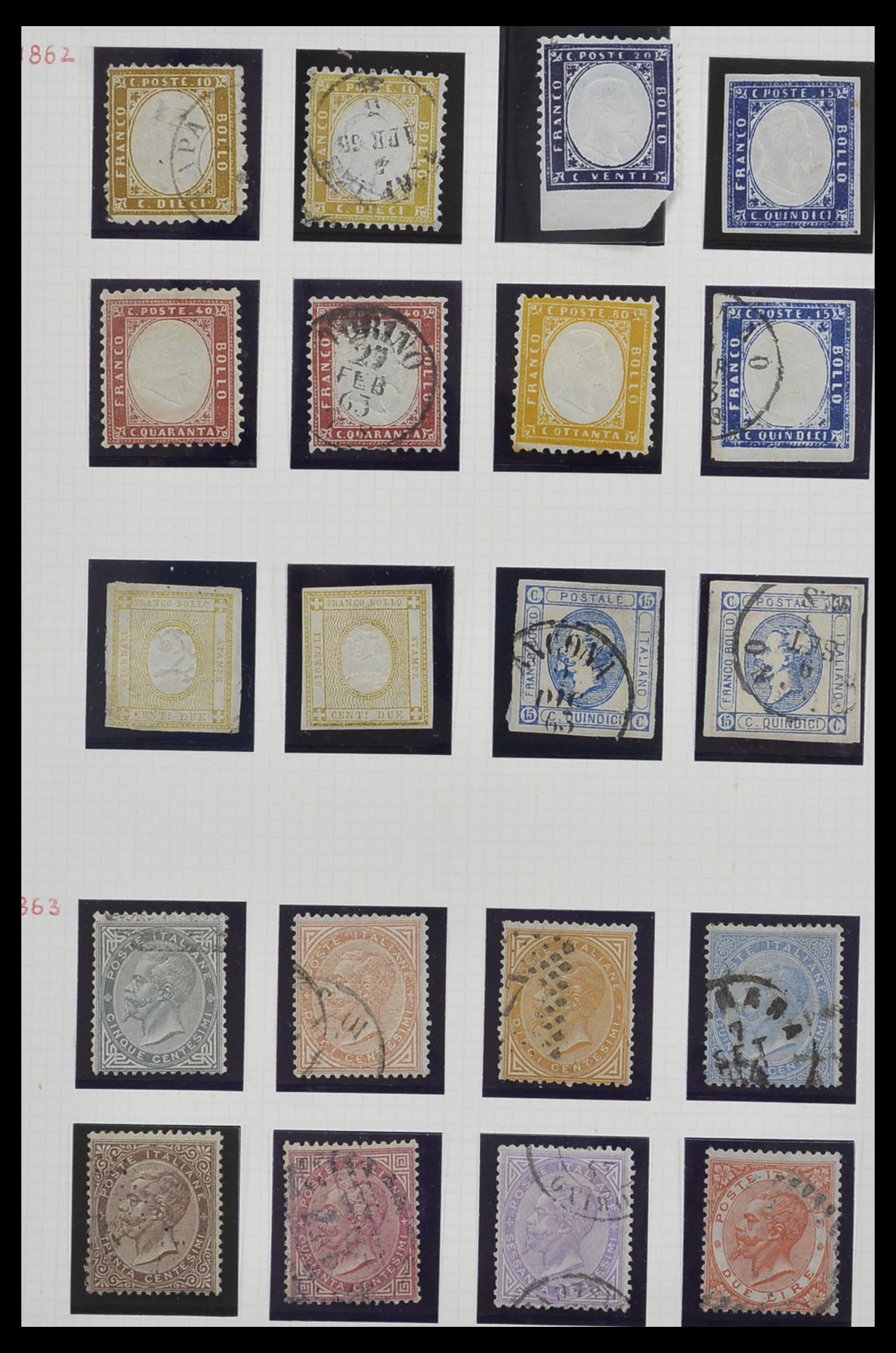 33242 003 - Postzegelverzameling 33242 Italië 1861-1944 compleet.