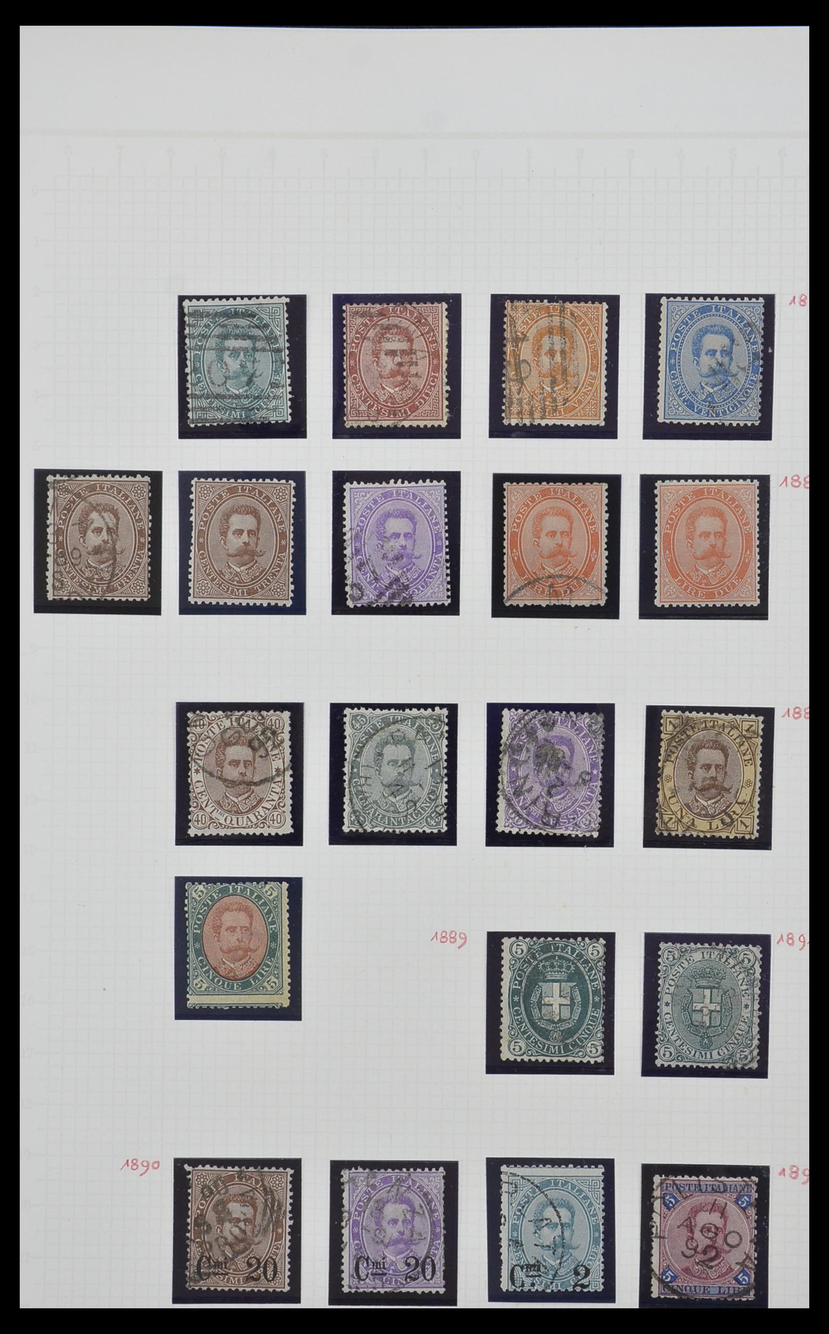 33242 005 - Postzegelverzameling 33242 Italië 1861-1944 compleet.