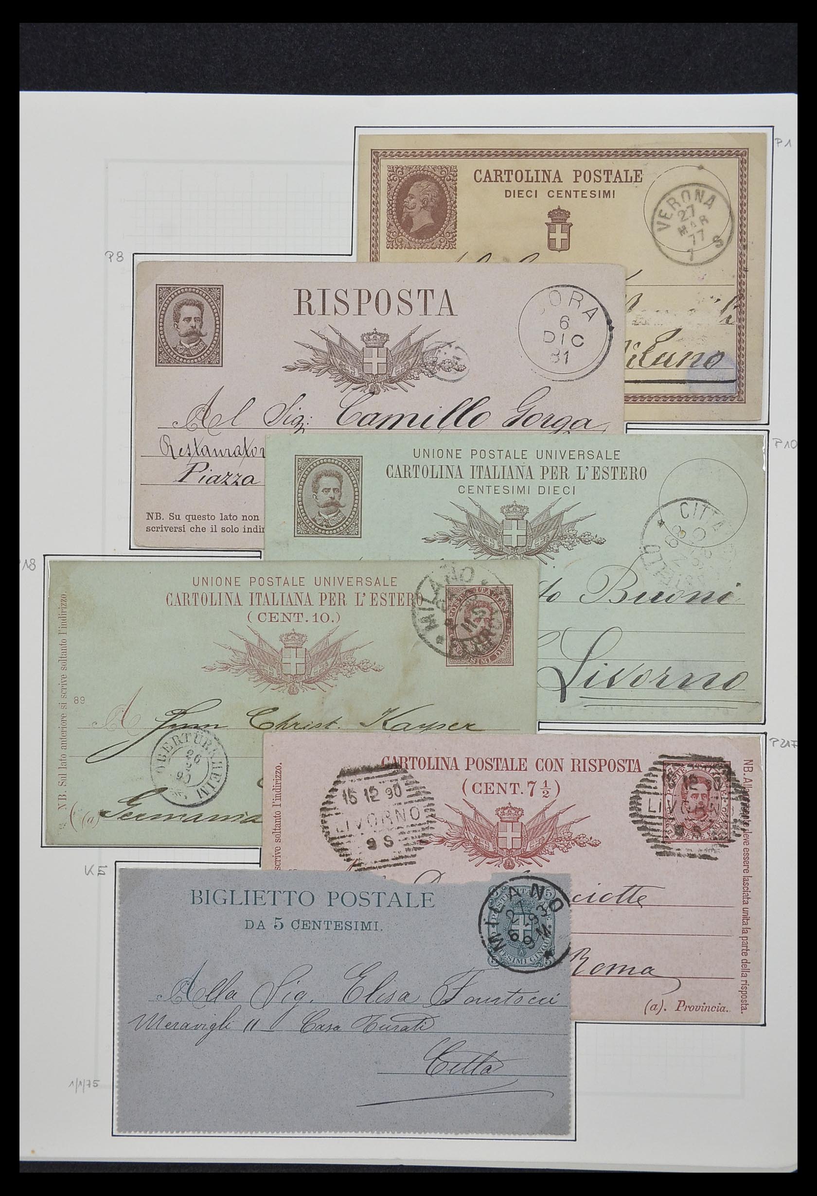 33242 006 - Postzegelverzameling 33242 Italië 1861-1944 compleet.