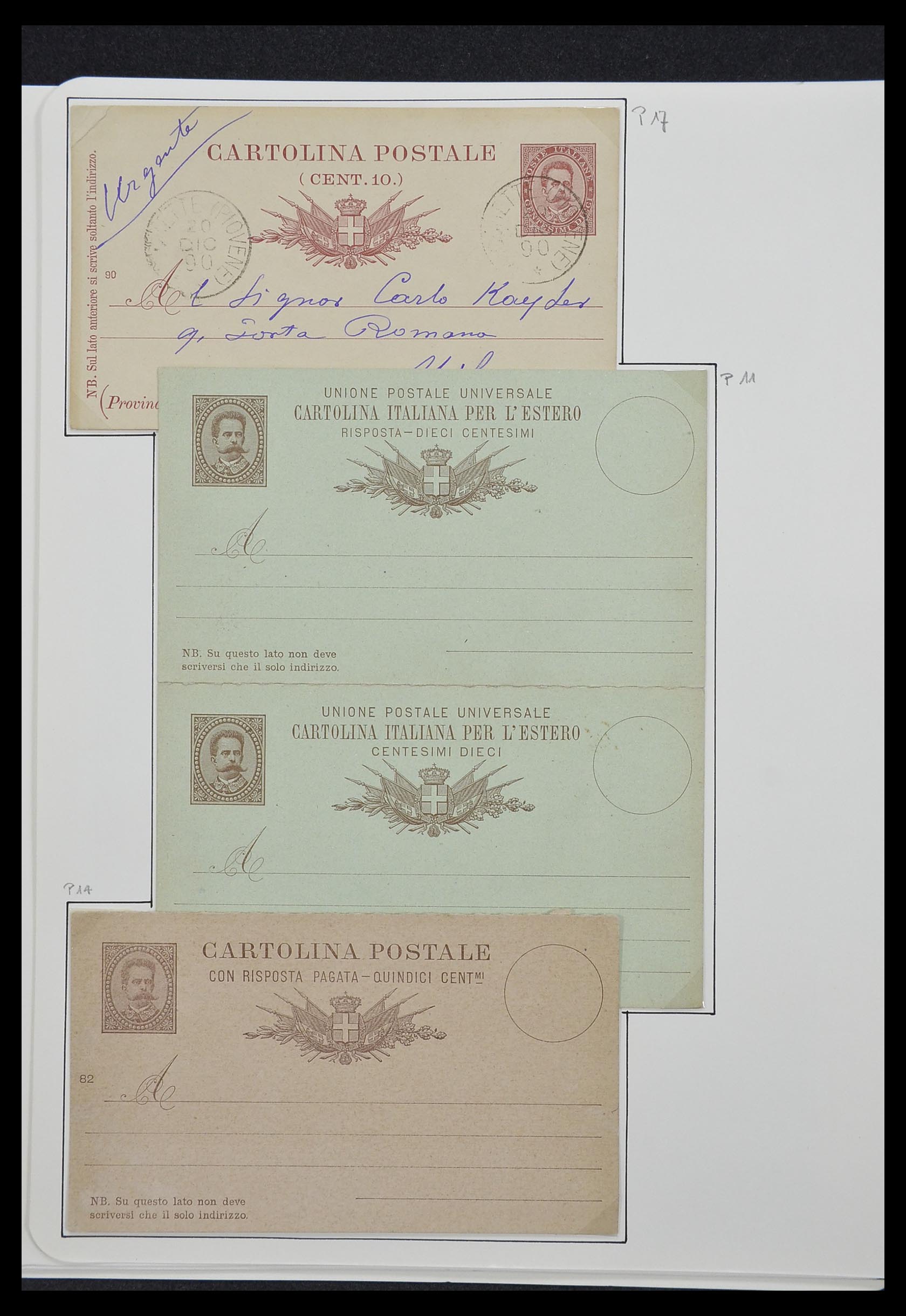 33242 007 - Postzegelverzameling 33242 Italië 1861-1944 compleet.