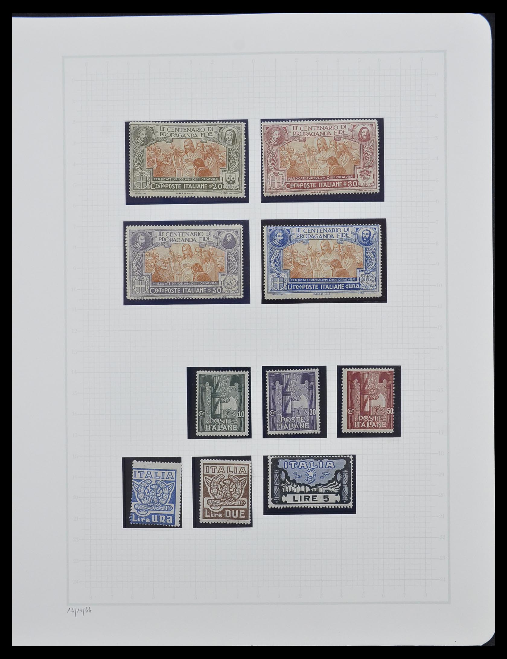 33242 017 - Postzegelverzameling 33242 Italië 1861-1944 compleet.