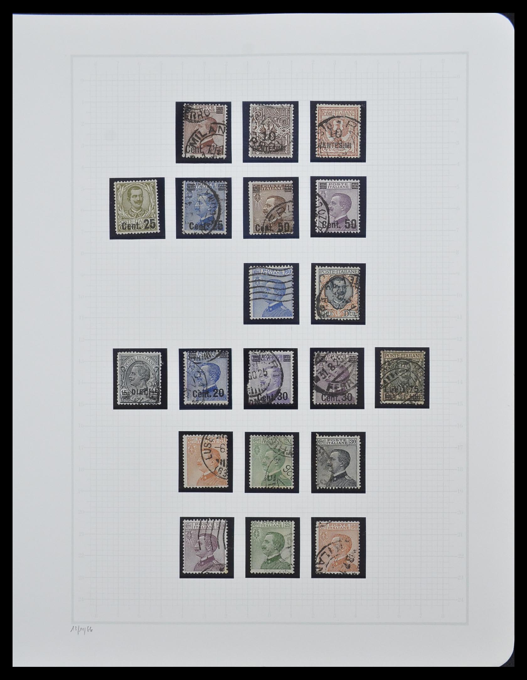 33242 020 - Postzegelverzameling 33242 Italië 1861-1944 compleet.