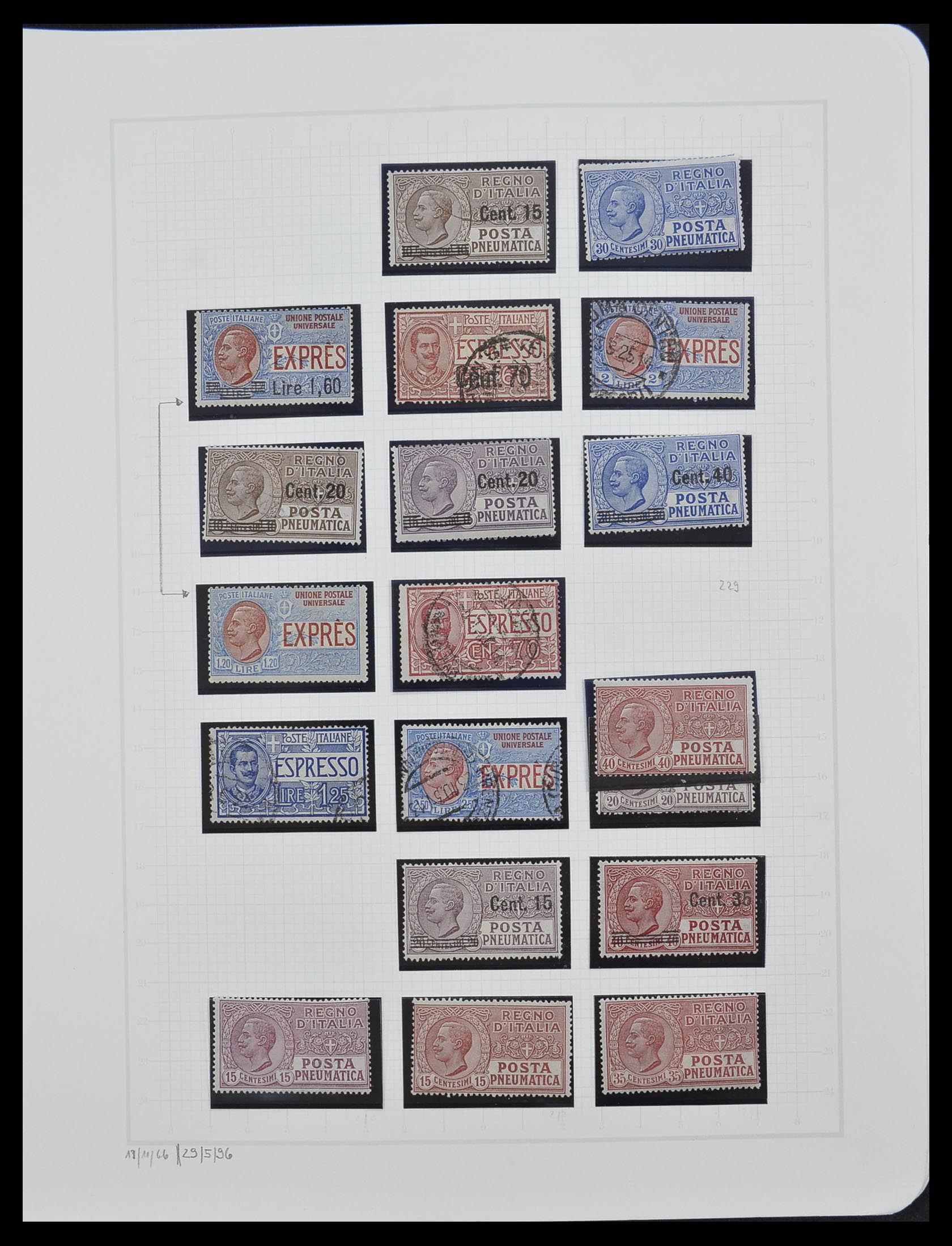 33242 021 - Stamp collection 33242 Italy 1861-1944 complete.