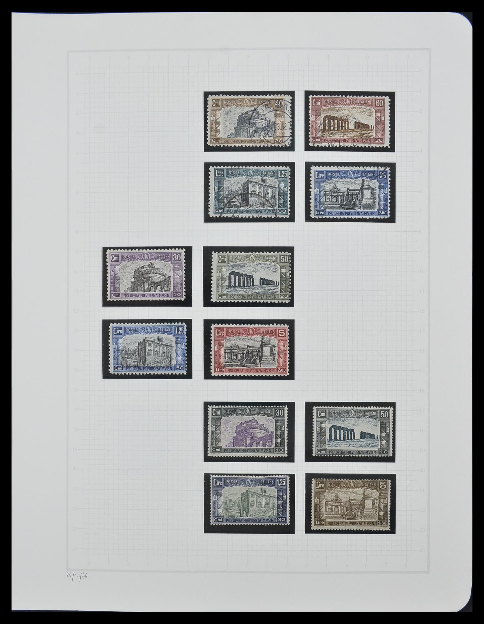 33242 025 - Stamp collection 33242 Italy 1861-1944 complete.