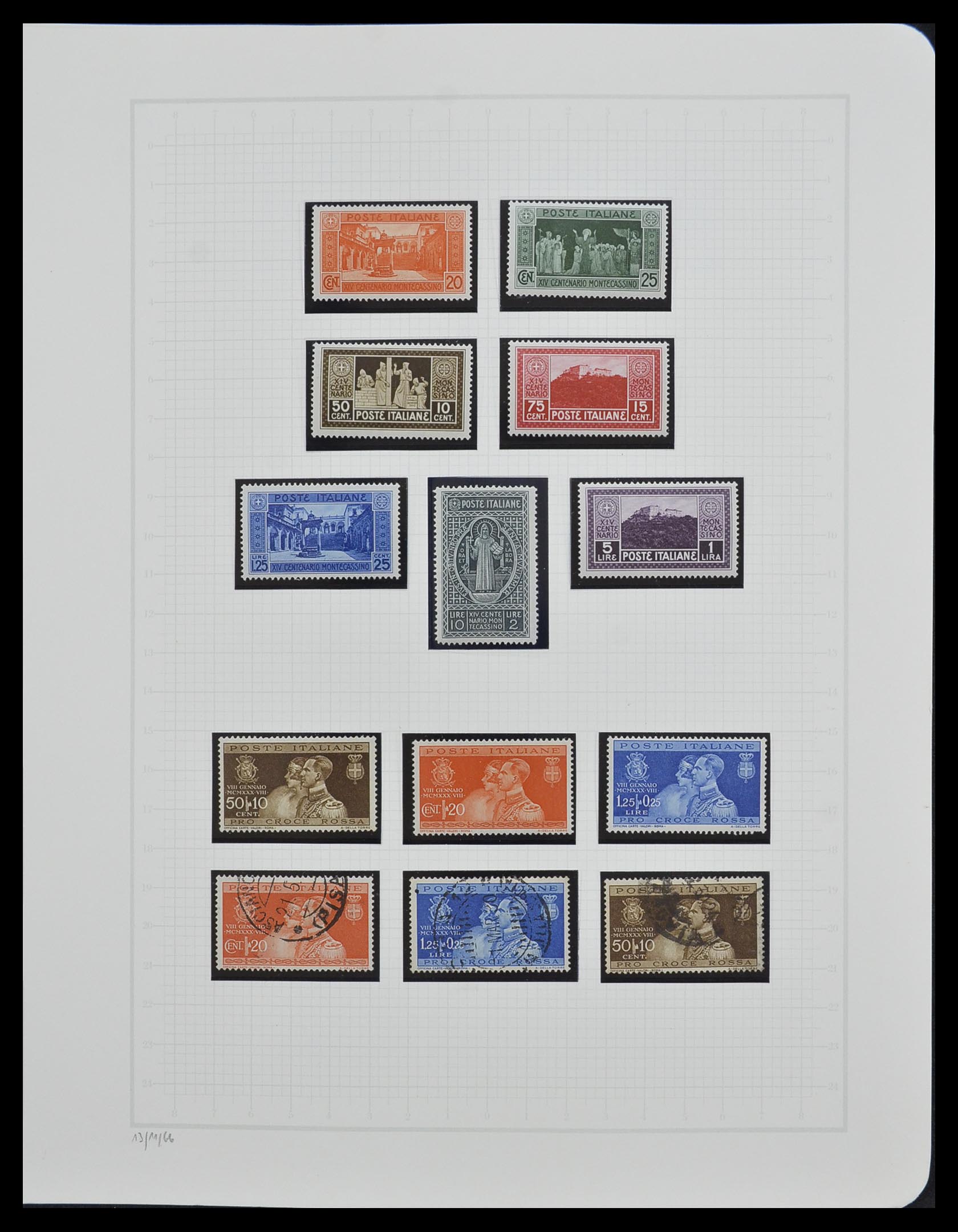 33242 028 - Stamp collection 33242 Italy 1861-1944 complete.