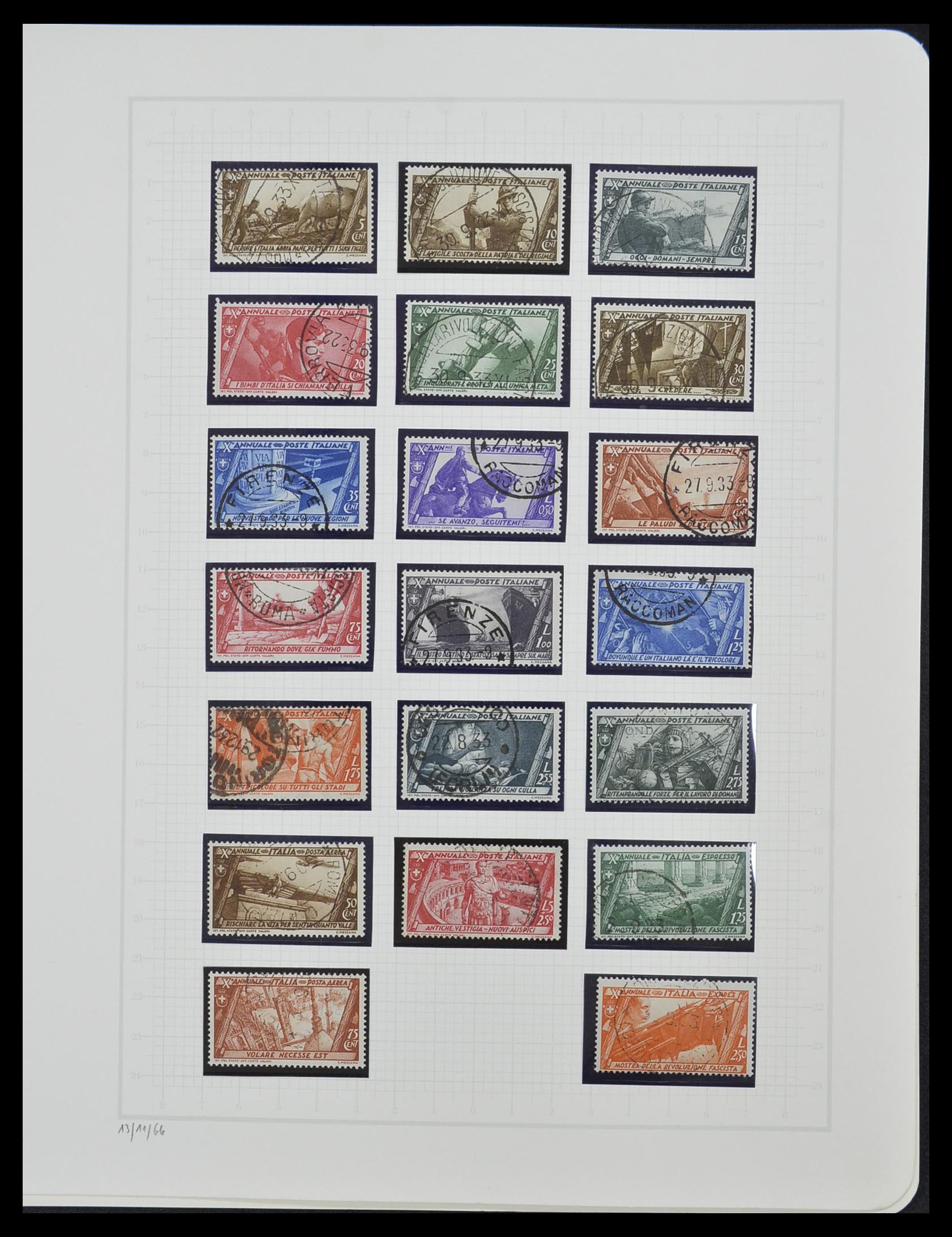 33242 034 - Stamp collection 33242 Italy 1861-1944 complete.