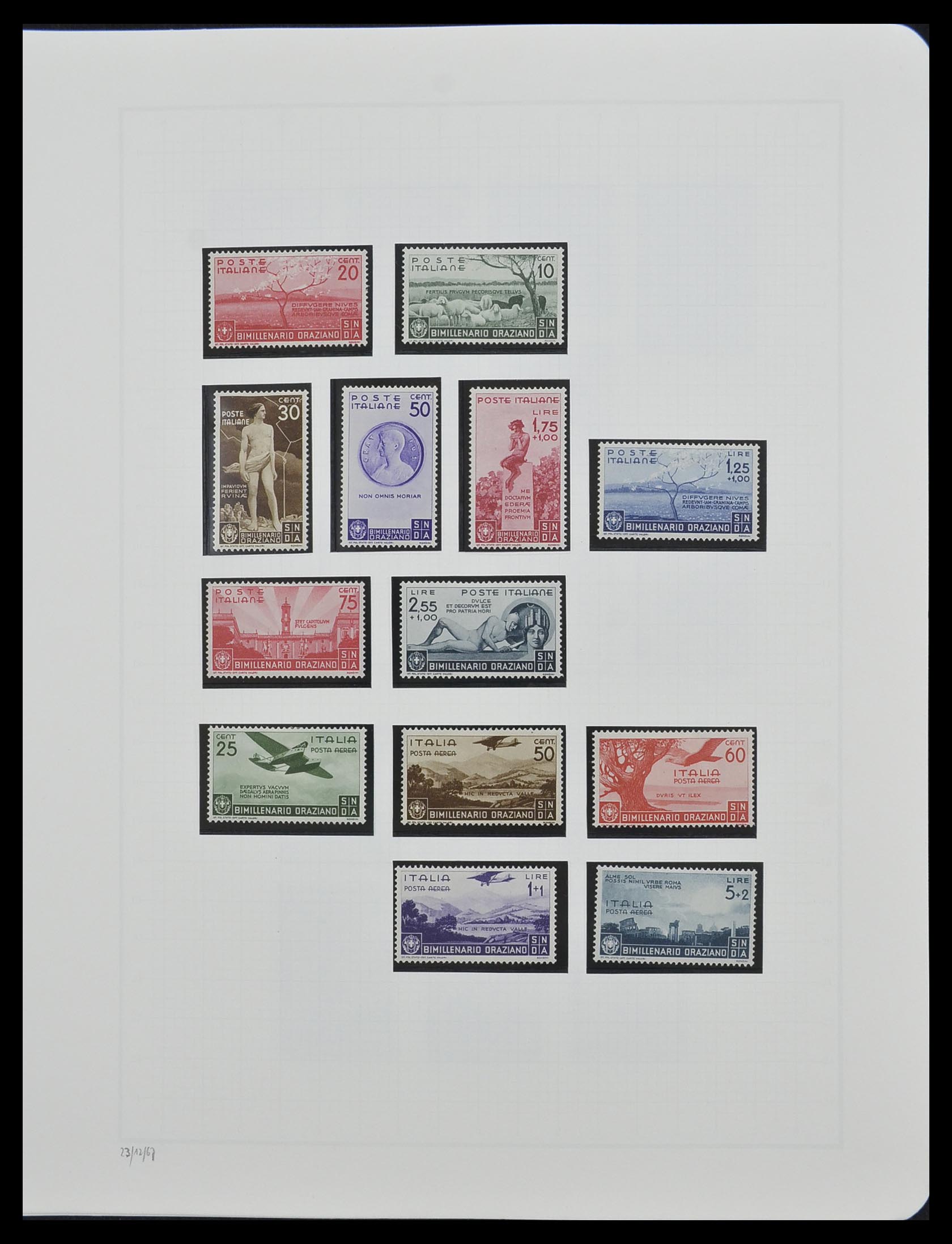 33242 044 - Postzegelverzameling 33242 Italië 1861-1944 compleet.