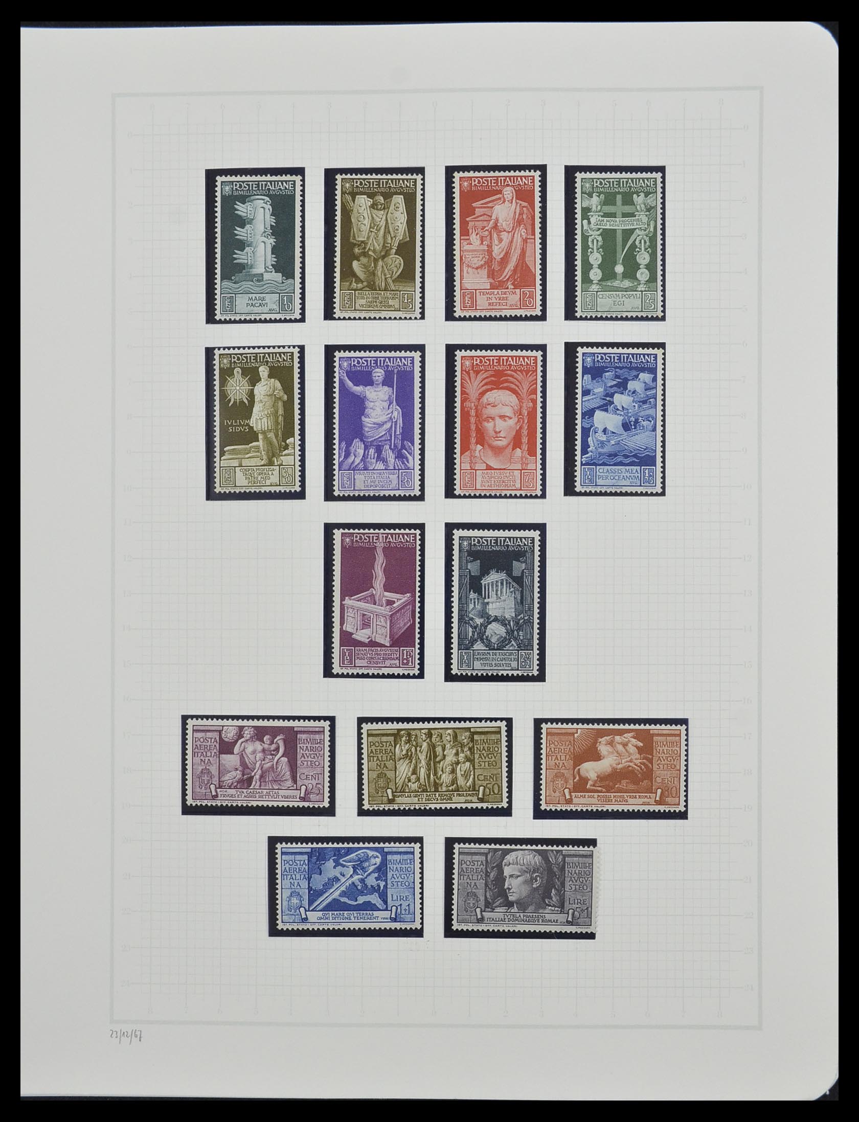 33242 046 - Postzegelverzameling 33242 Italië 1861-1944 compleet.