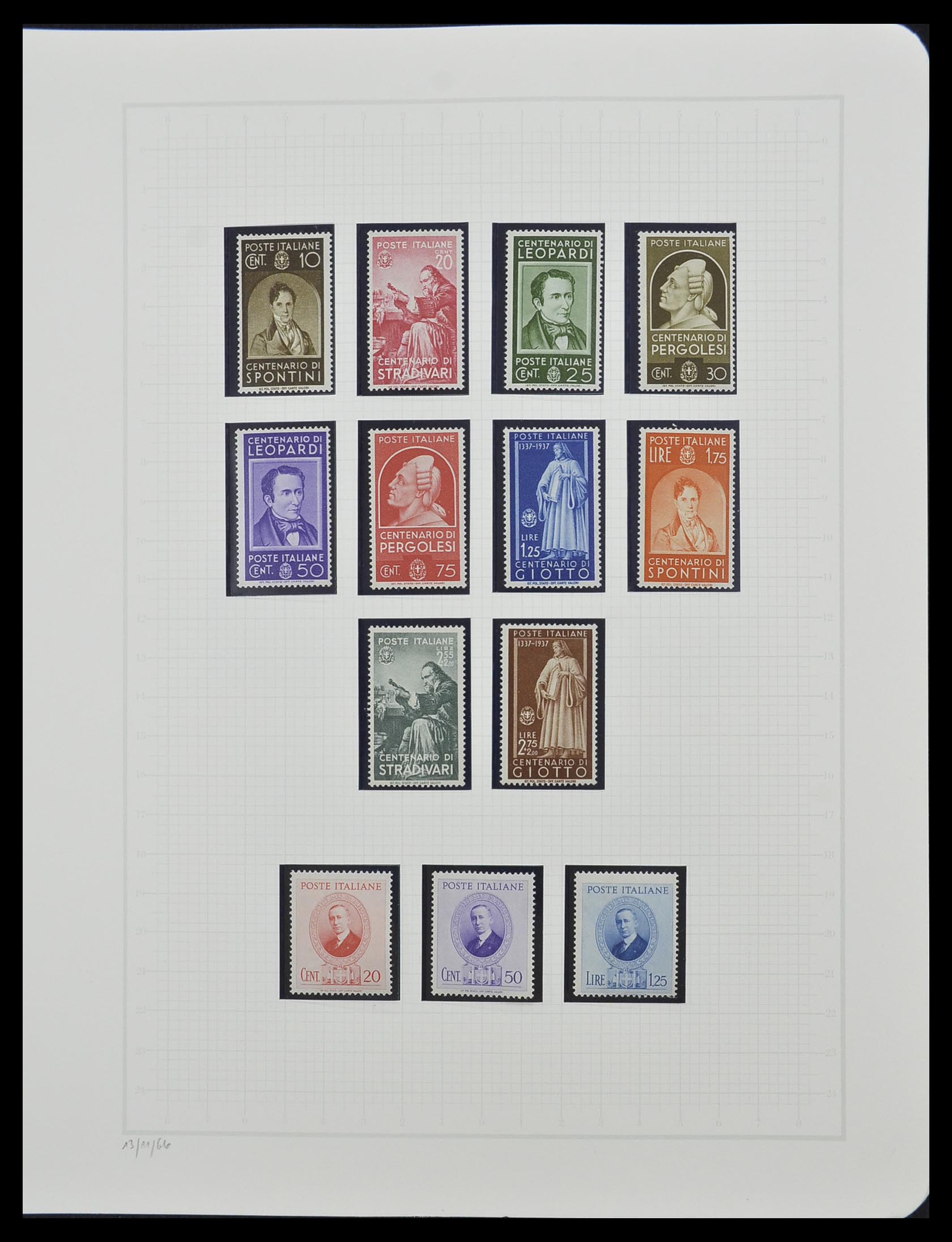 33242 047 - Postzegelverzameling 33242 Italië 1861-1944 compleet.