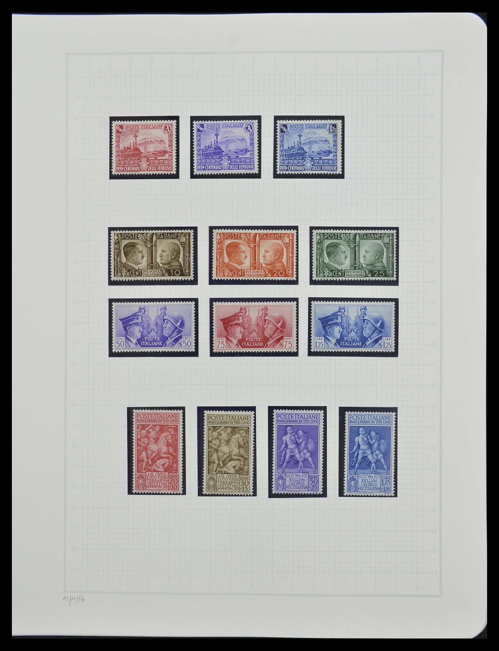 33242 049 - Postzegelverzameling 33242 Italië 1861-1944 compleet.