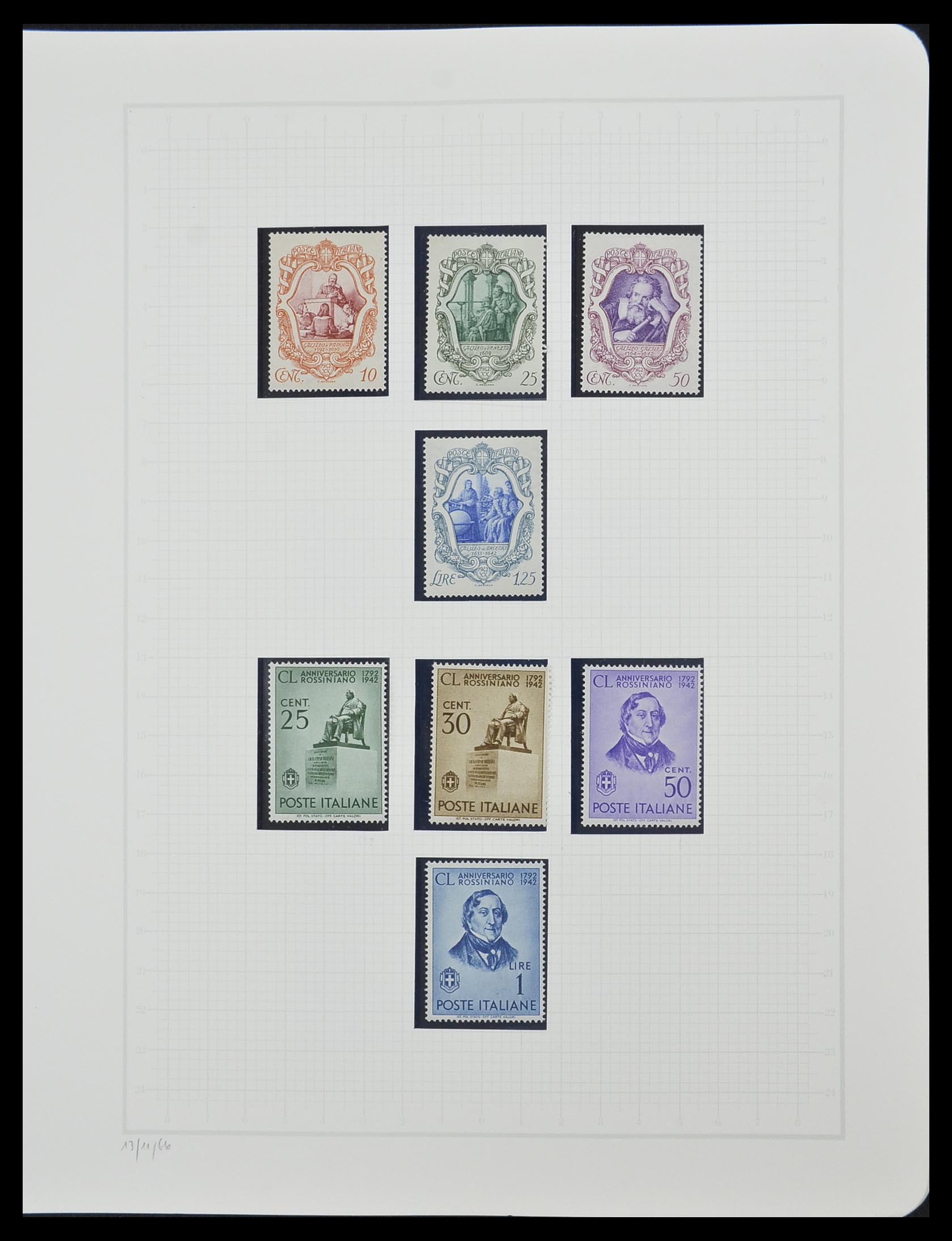 33242 050 - Postzegelverzameling 33242 Italië 1861-1944 compleet.