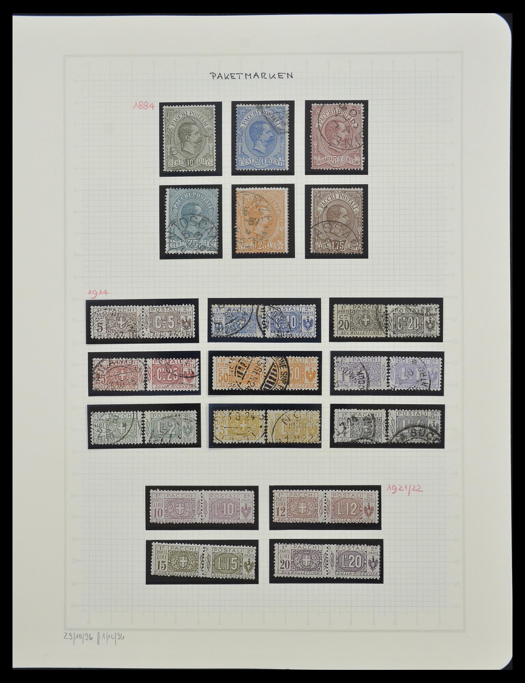 33242 056 - Postzegelverzameling 33242 Italië 1861-1944 compleet.