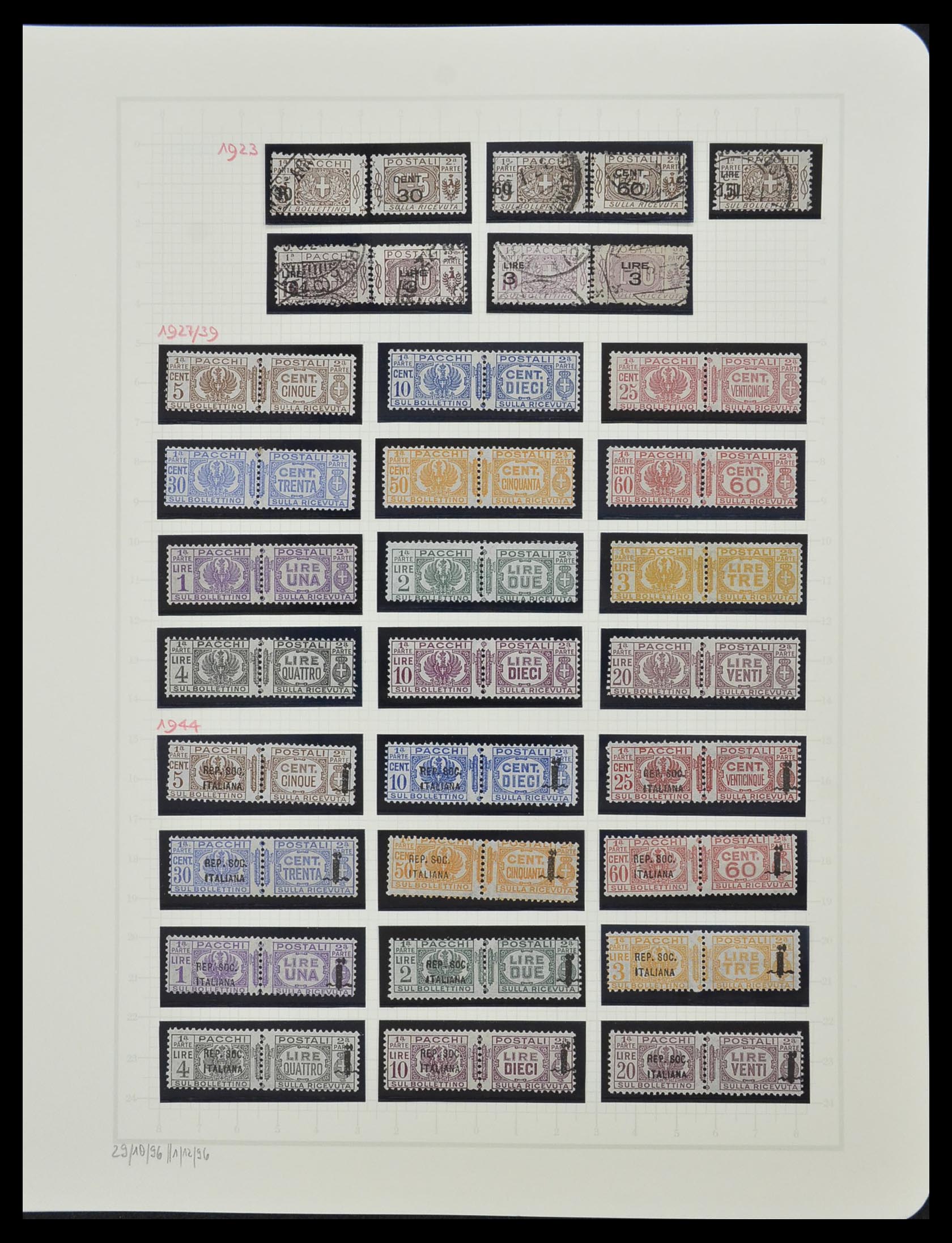 33242 057 - Stamp collection 33242 Italy 1861-1944 complete.