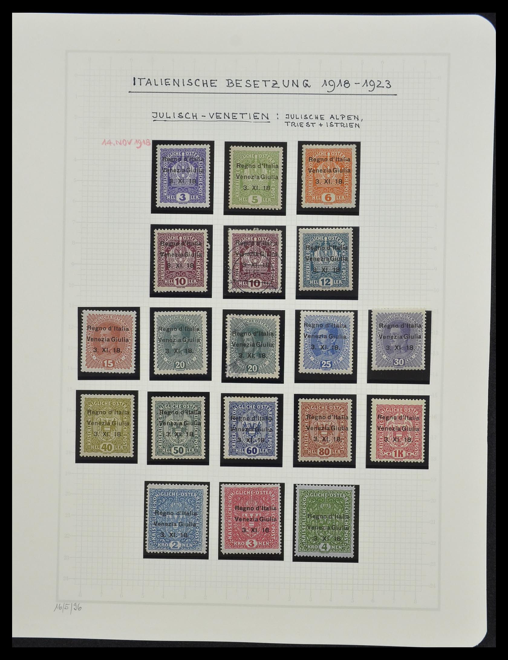 33242 060 - Postzegelverzameling 33242 Italië 1861-1944 compleet.