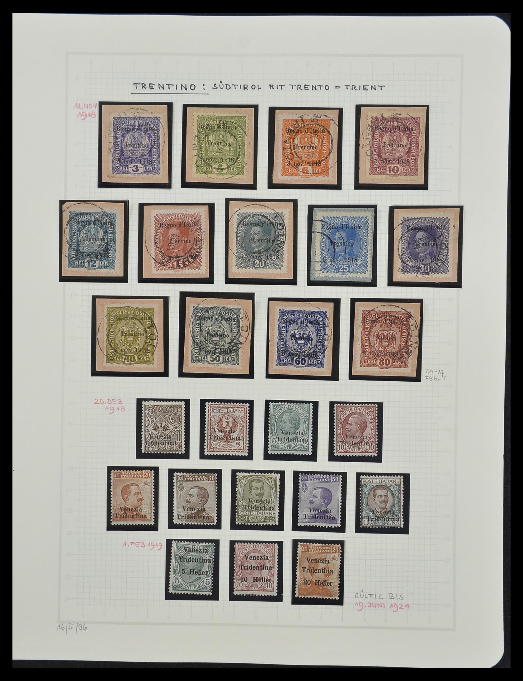 33242 062 - Postzegelverzameling 33242 Italië 1861-1944 compleet.