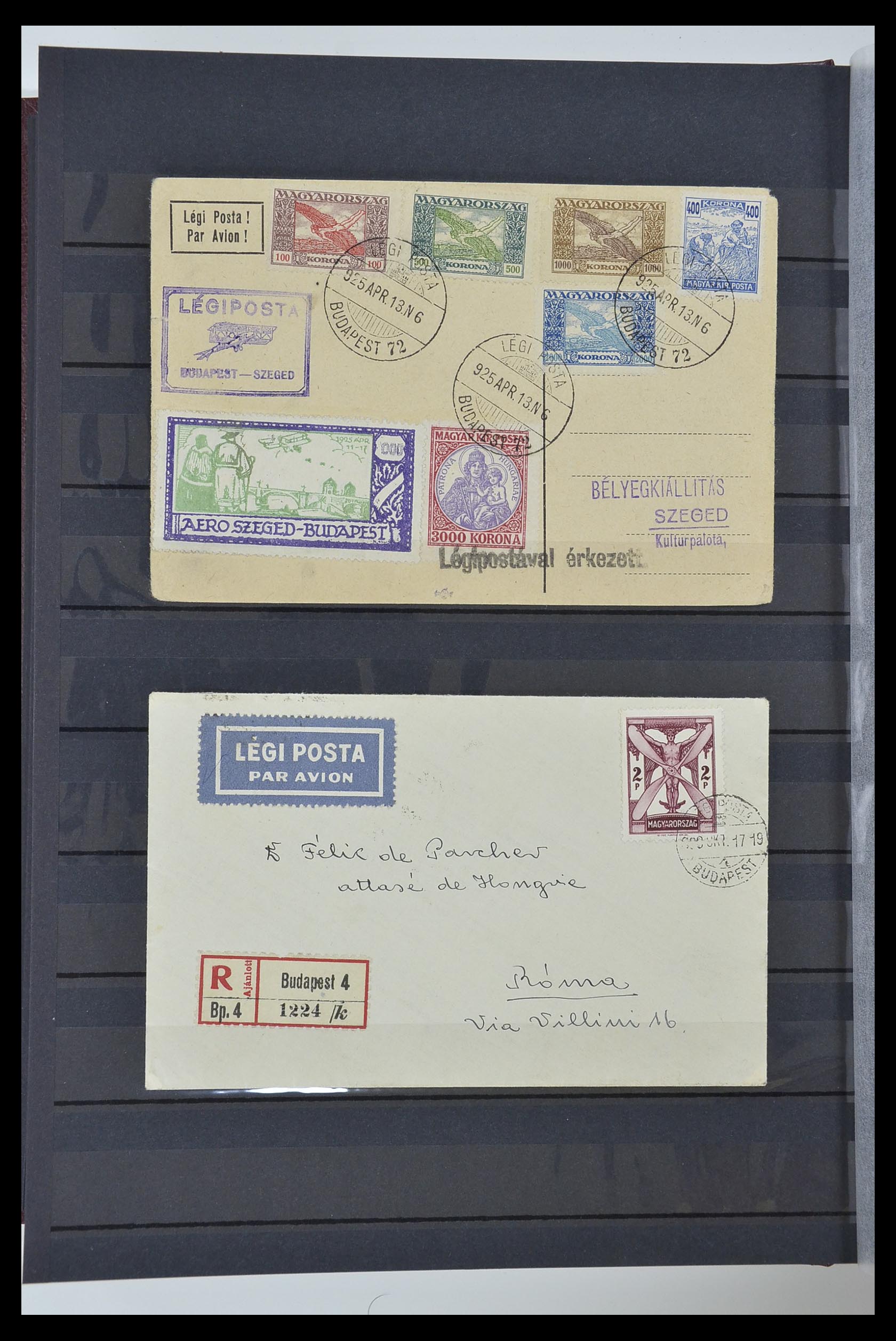 33245 012 - Postzegelverzameling 33245 Hongarije 1913-1973.