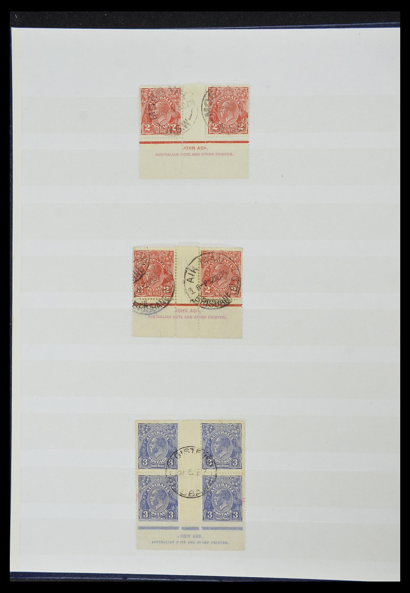 33246 006 - Postzegelverzameling 33246 Australië imprint blokken 1926-1932.