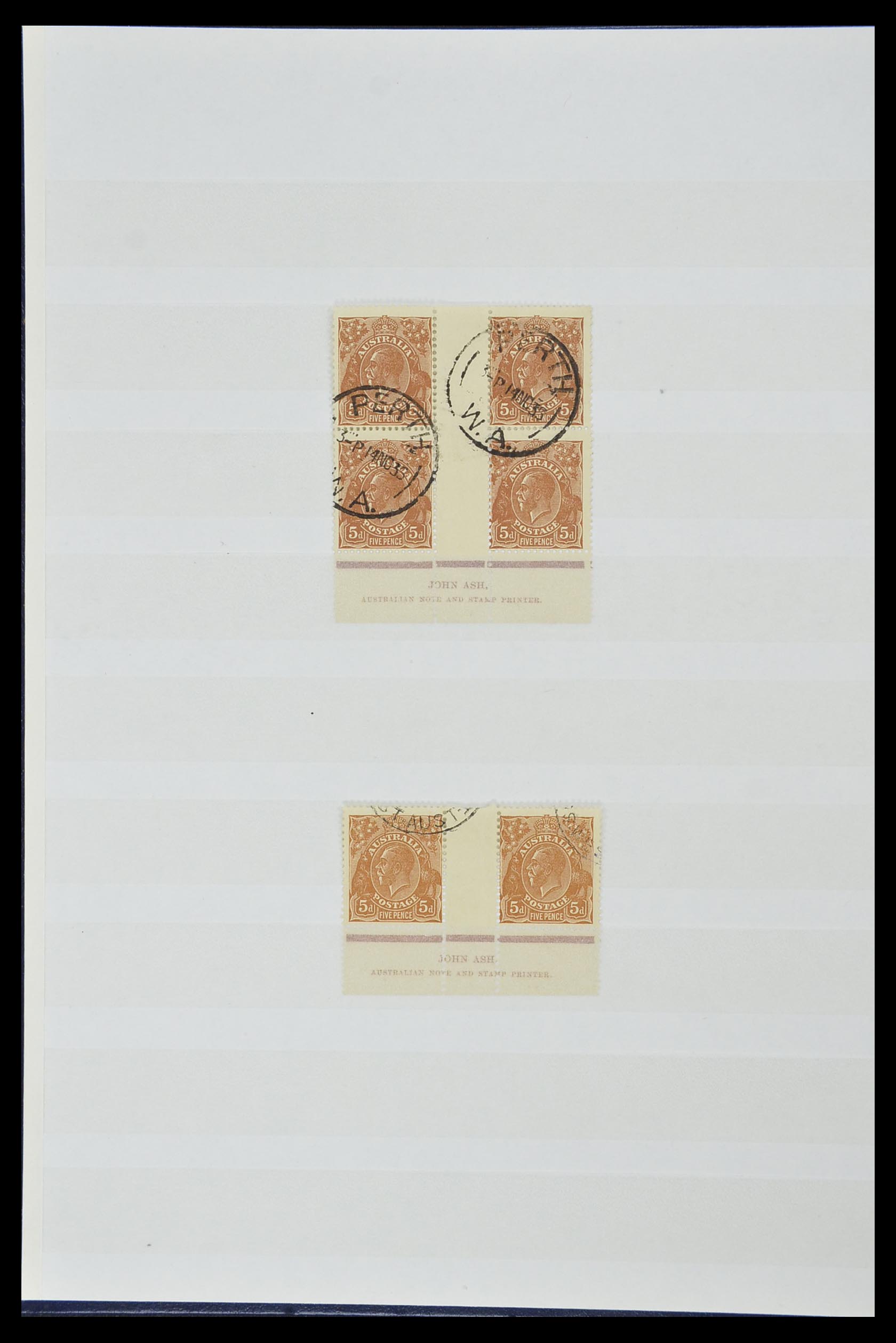 33246 008 - Postzegelverzameling 33246 Australië imprint blokken 1926-1932.