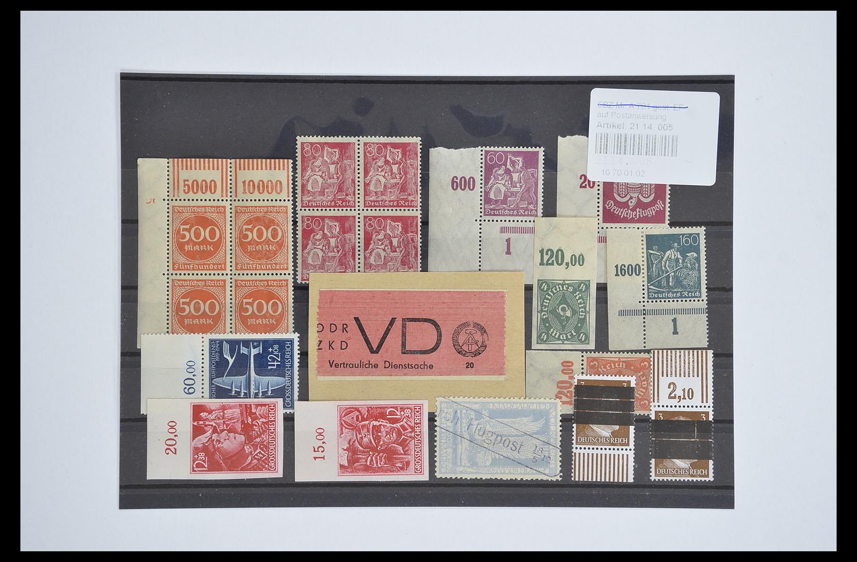 33247 003 - Postzegelverzameling 33247 Duitsland 1860-1950.
