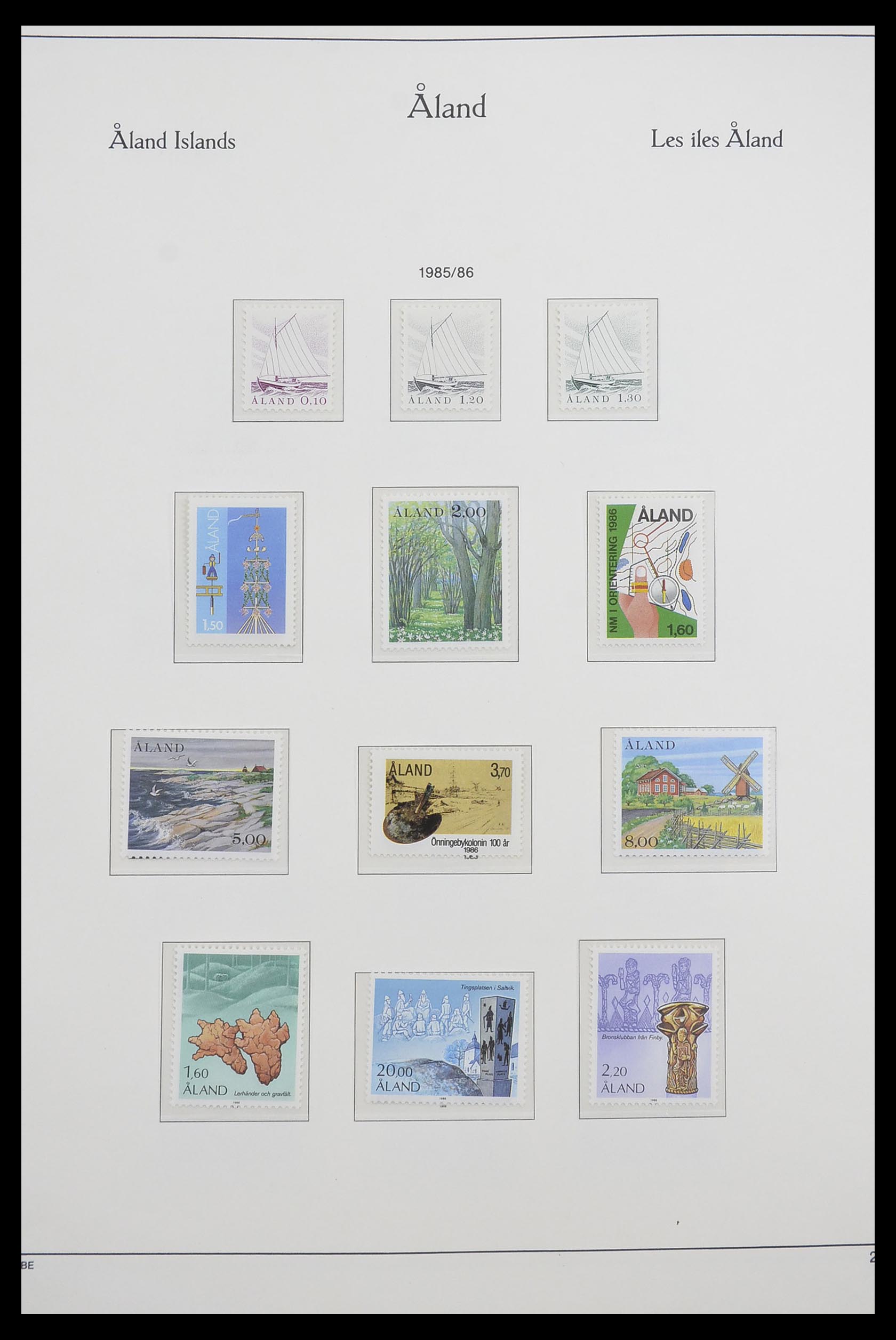 33249 002 - Stamp collection 33249 Aland 1984-2019!