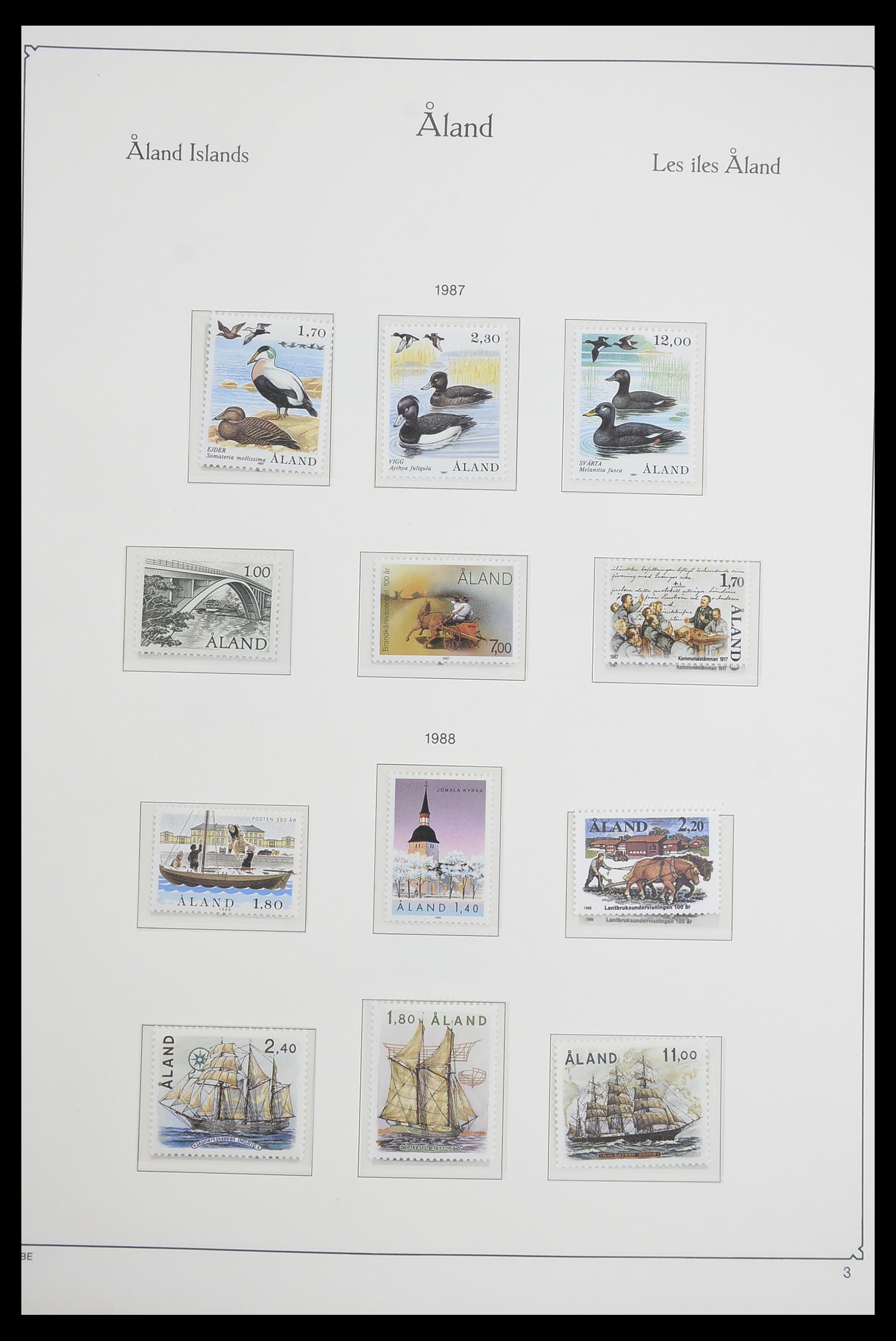 33249 003 - Stamp collection 33249 Aland 1984-2019!