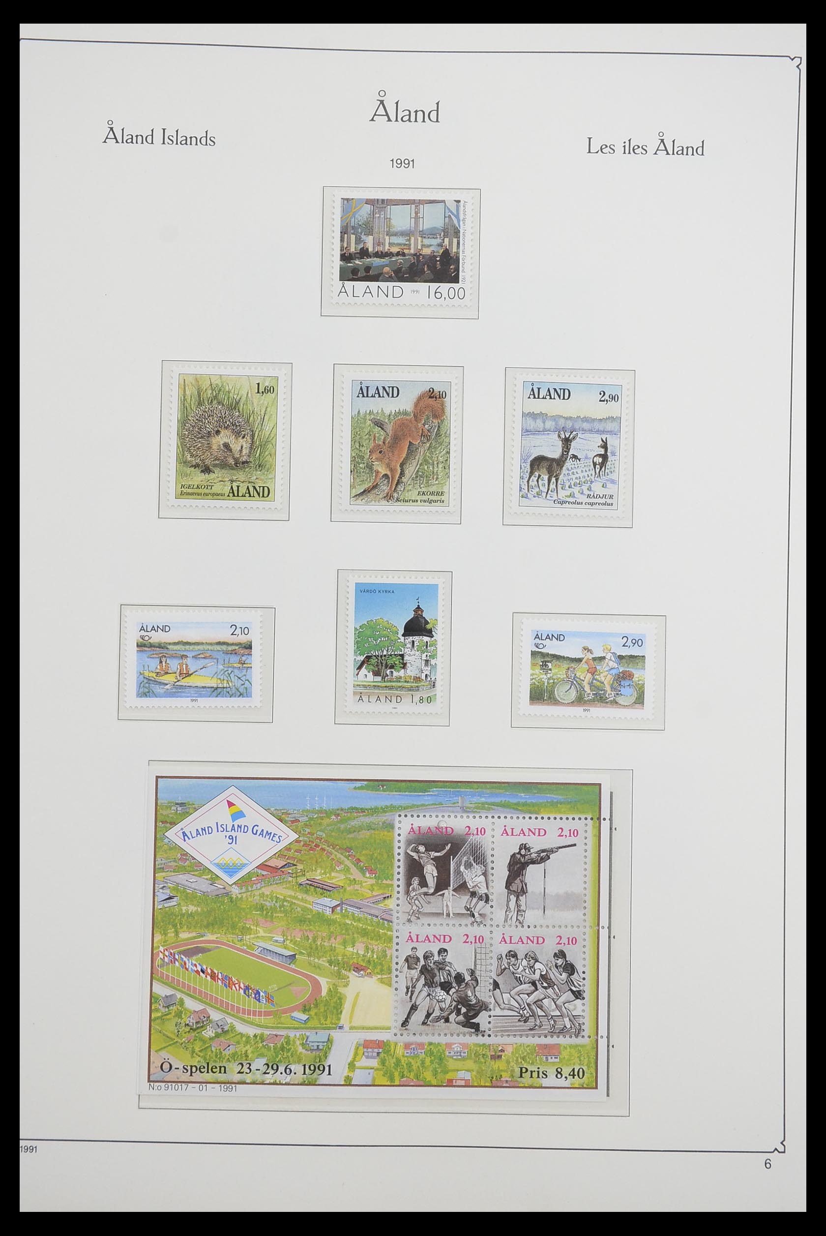 33249 006 - Postzegelverzameling 33249 Aland 1984-2019!