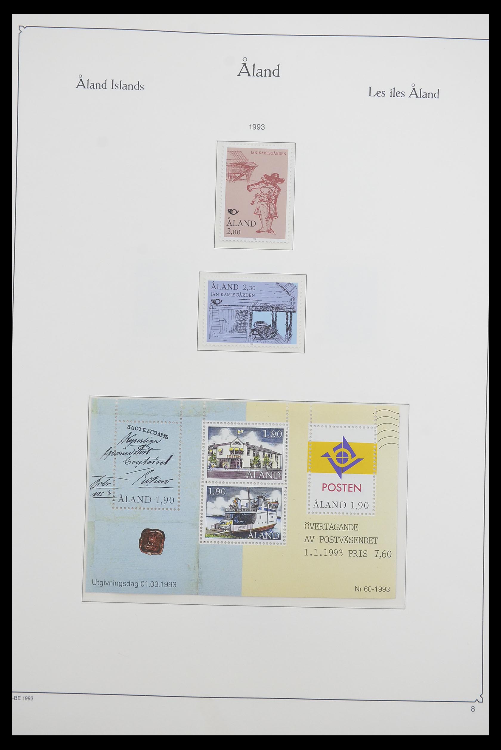 33249 008 - Stamp collection 33249 Aland 1984-2019!