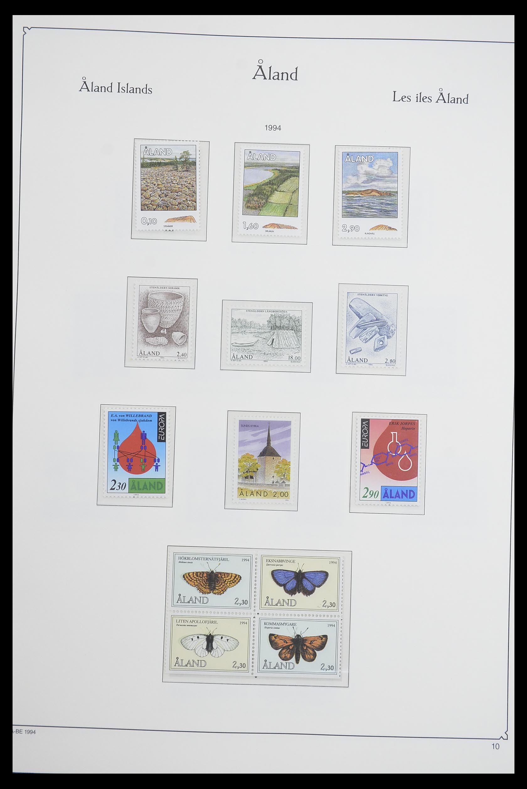 33249 010 - Stamp collection 33249 Aland 1984-2019!