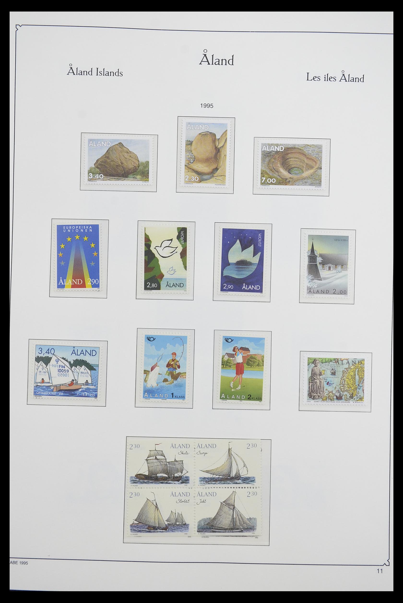 33249 011 - Stamp collection 33249 Aland 1984-2019!
